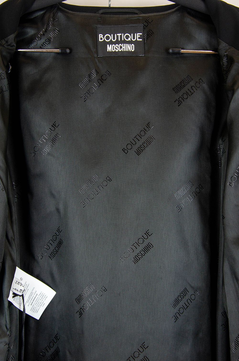 Boutique Moschino Moschino Boutique Floral Coat Black Blue Belted - Size IT44 Size M / US 6-8 / IT 42-44 - 11 Thumbnail