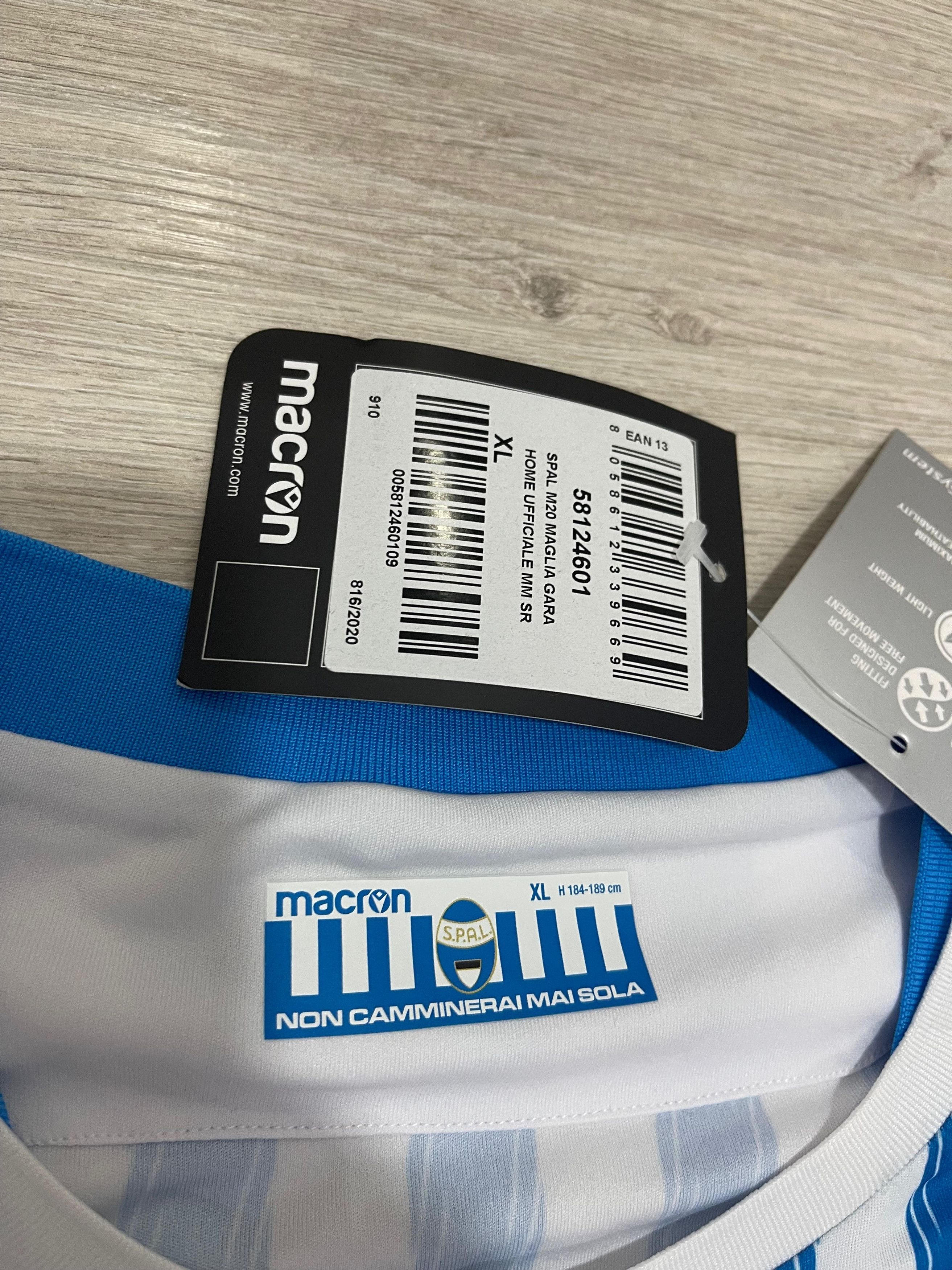 Macron SPAL 2020-21 Home Shirt Macron BNWT – Size XL Size US XL / EU 56 / 4 - 4 Thumbnail