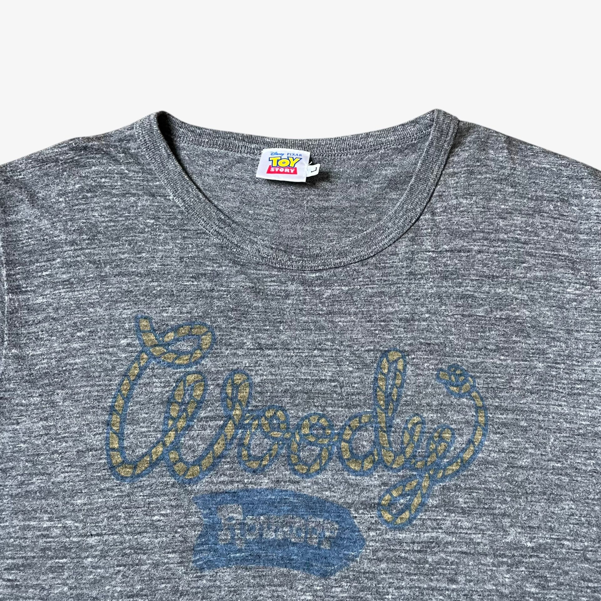 Disney Vintage 90s Disney Toy Story Woody Single Stitch T-Shirt Size US L / EU 52-54 / 3 - 3 Thumbnail
