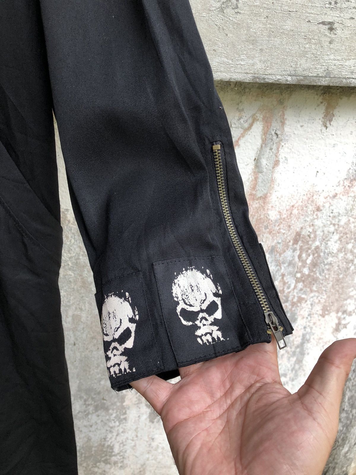 Other Gothic Black Metal Skulls Patch Rope Restraint Back Coat Size US L / EU 52-54 / 3 - 7 Thumbnail