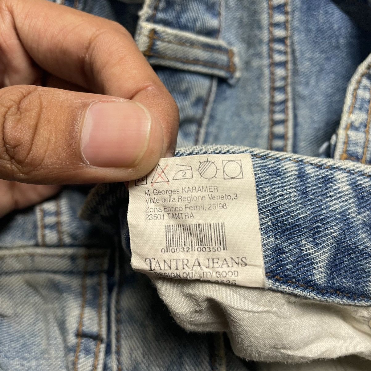 If Six Was Nine 🇯🇵 SUPER FLARE TANTRA DISTRESSED RUSTY DENIM PANTS Size US 29 - 11 Thumbnail