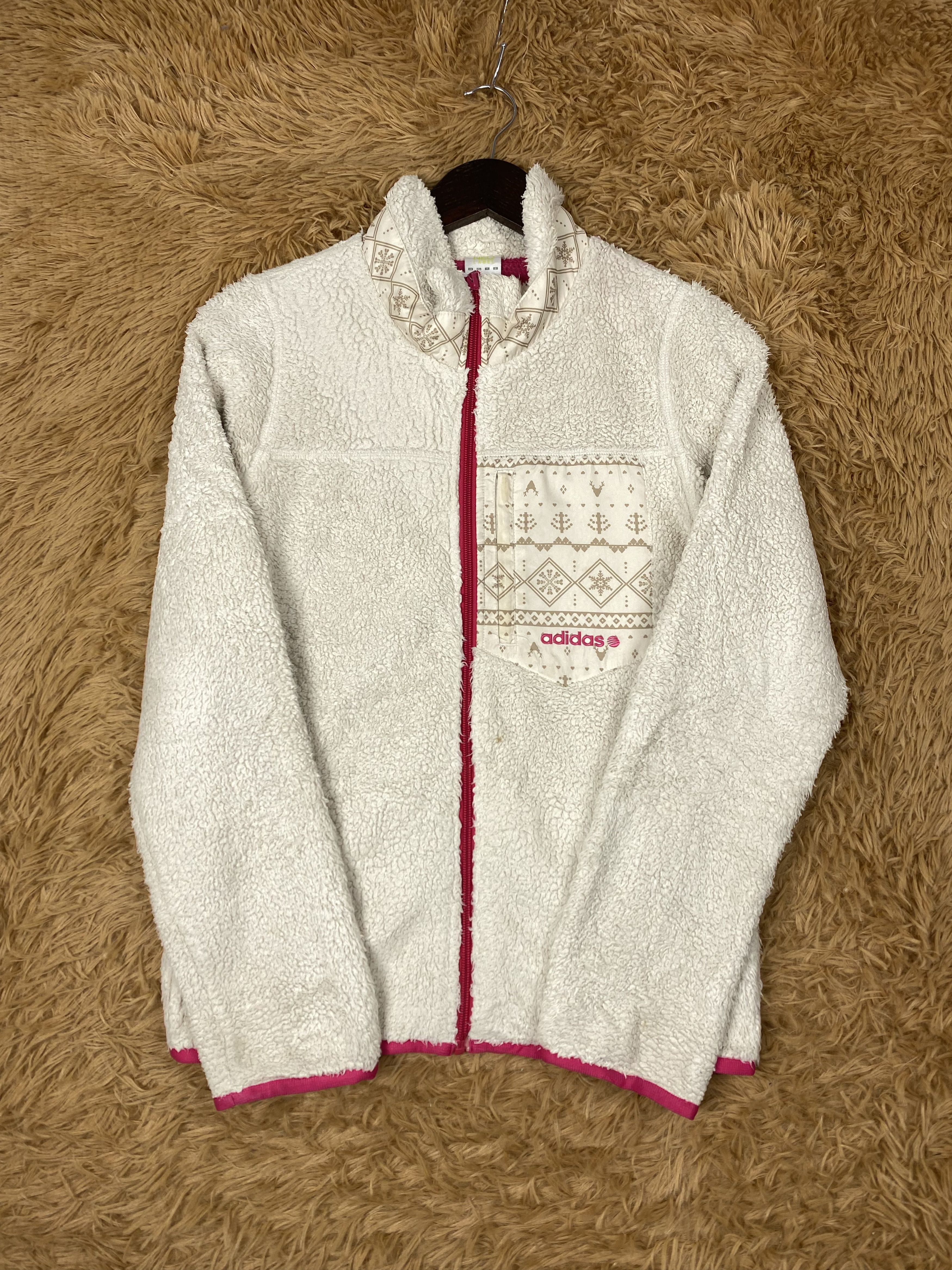 Adidas Vintage Adidas Neo Sherpa Jacket PJ2561 Size US M / EU 48-50 / 2 - 3 Thumbnail