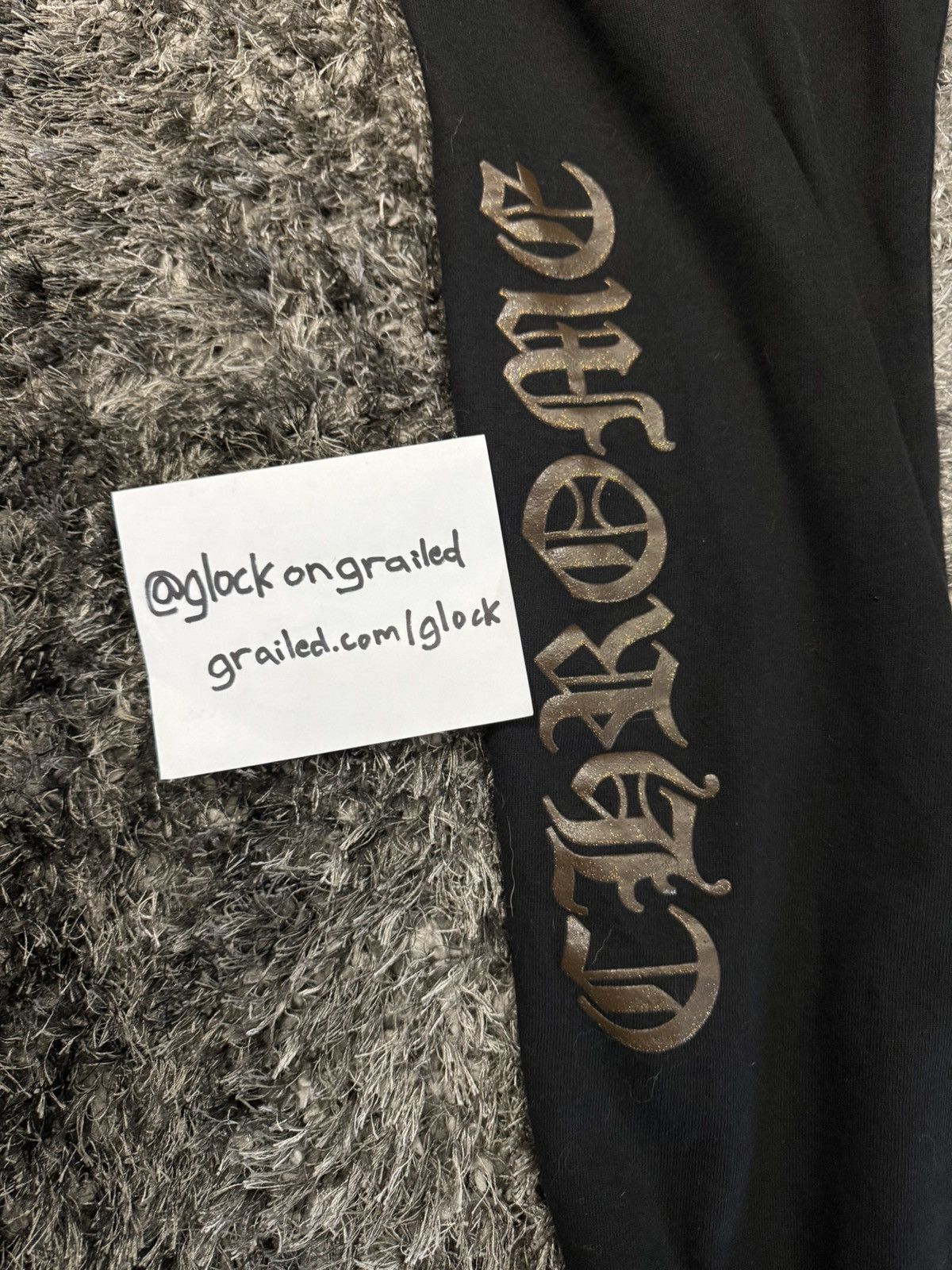 Chrome Hearts Chrome Hearts 1988 Glitter Print Horseshoe Sweatpants Size M Size US 33 - 4 Thumbnail