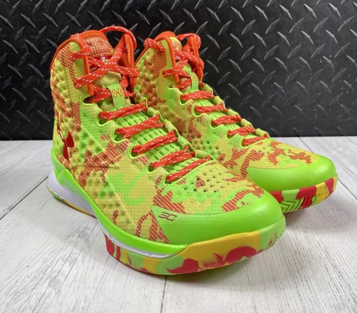 Nike × Under Armour × Vintage Authentic Under Armour Curry 1 Retro Sour Patch Men Size 10 Size US 10 / EU 43 - 4 Thumbnail