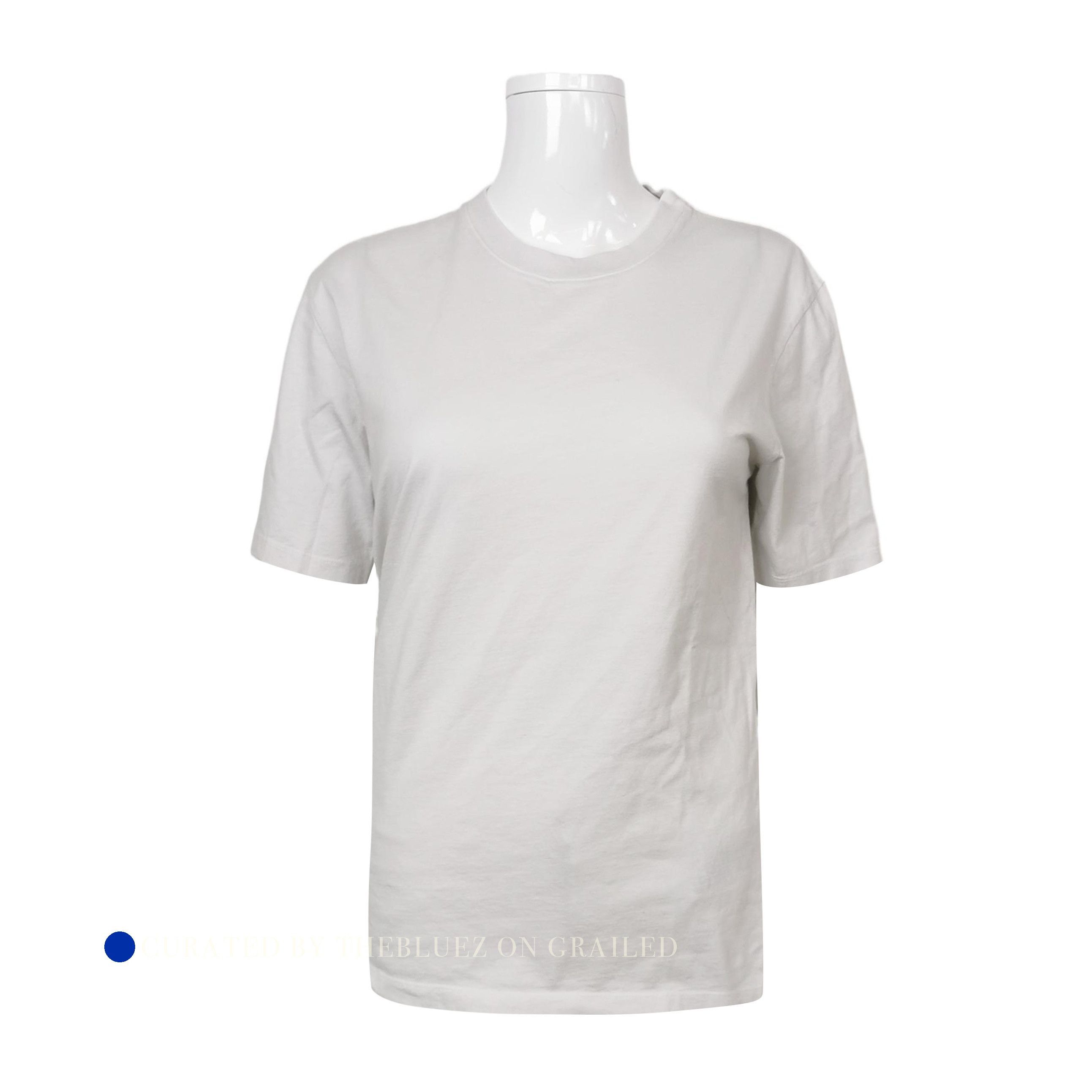 Maison Margiela Minimalist Organic Cotton Tee in White Size US XS / EU 42 / 0 - 1 Thumbnail