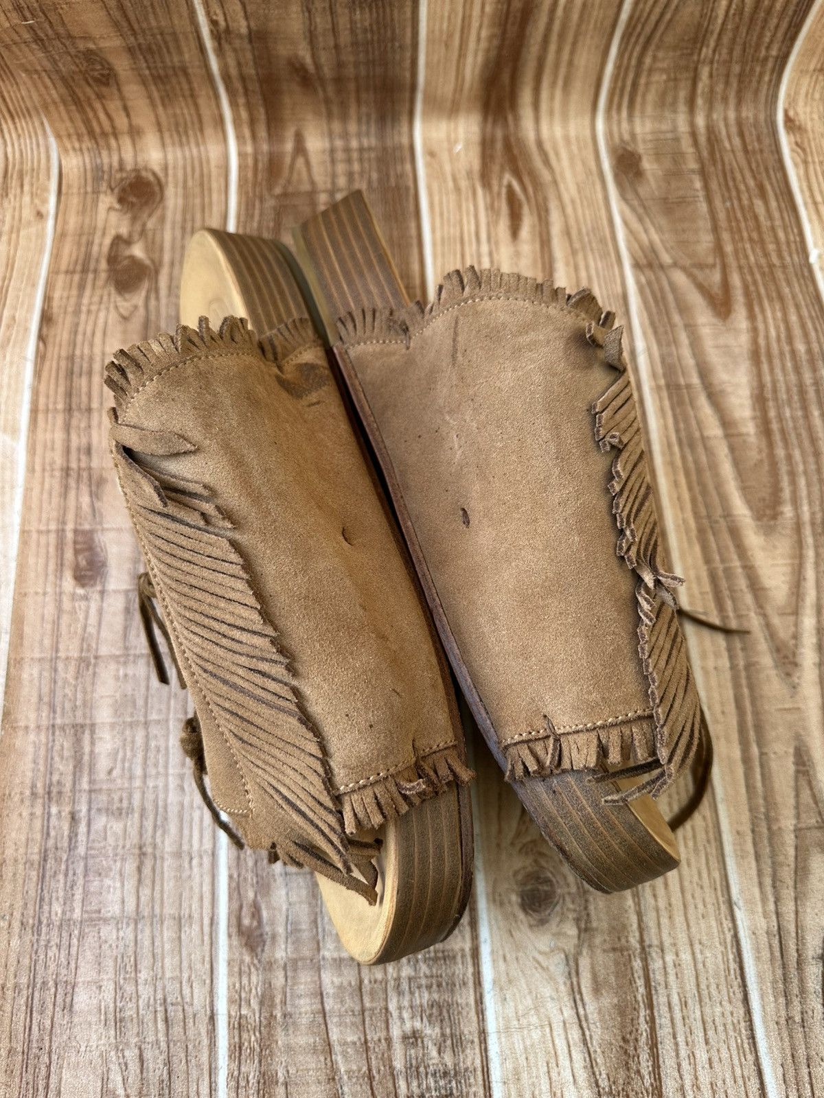 Visvim Visvim Christo Shaman Slides Brown XL Size US 12 / EU 45 - 8 Thumbnail
