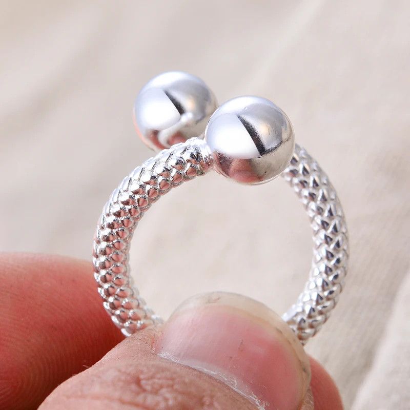 Designer × Jewelry Twist Ball Ring Size ONE SIZE - 2 Thumbnail
