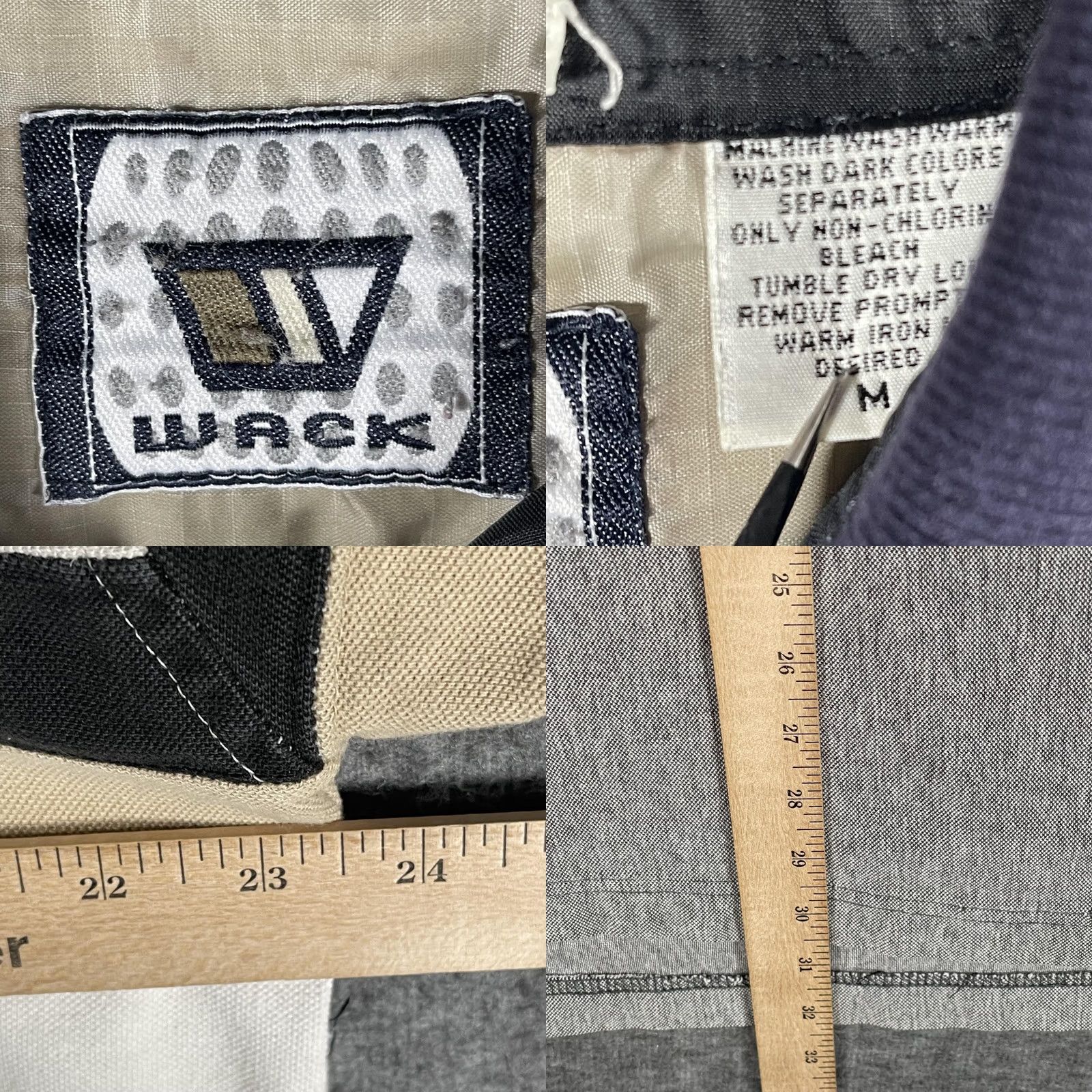 Vintage VTG Wack Polo Shirt Mens M Beige Gray Golf Swing Silhouette Graphic Print Polo Shirt Mens M Beige Gray Golf Swing Silhouette Graphic Print Size US M / EU 48-50 / 2 - 8 Thumbnail