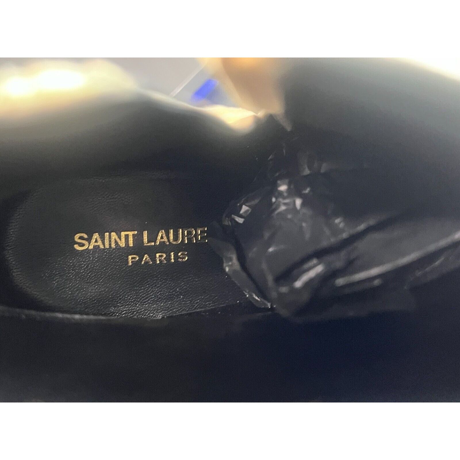 Yves Saint Laurent Brand New - Saint Laurent Paris - LOU - GOLD - boots size 40 Size US 10 / IT 40 - 6 Thumbnail