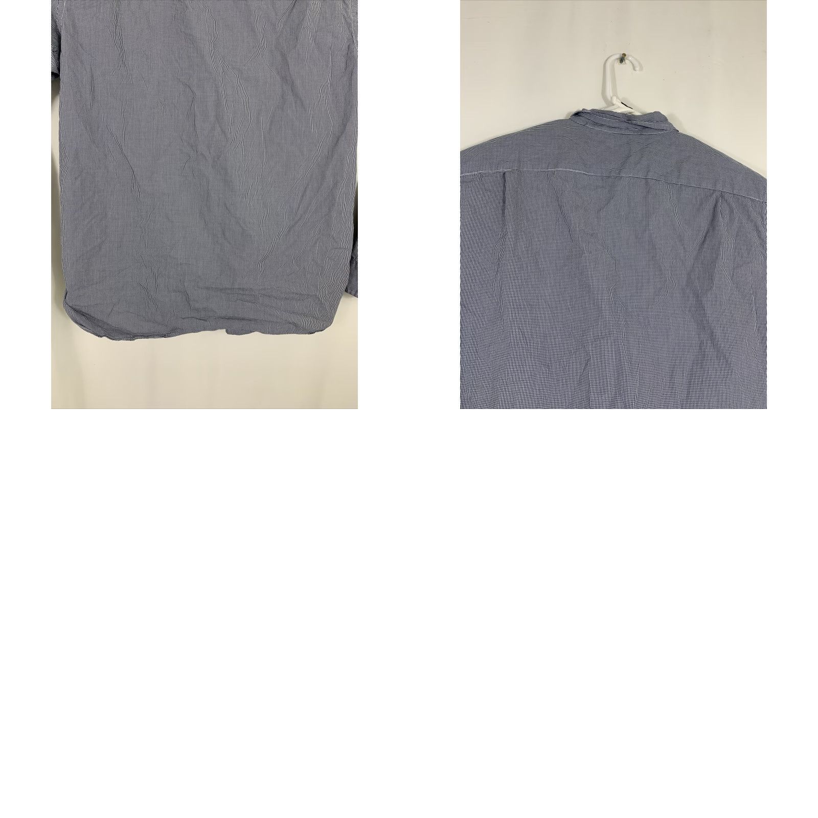 J.Crew J.CREW Shirt Mens XL Long Sleeve Button-Down Checkered Blue 100% Cotton Pocket Size US XL / EU 56 / 4 - 9 Thumbnail