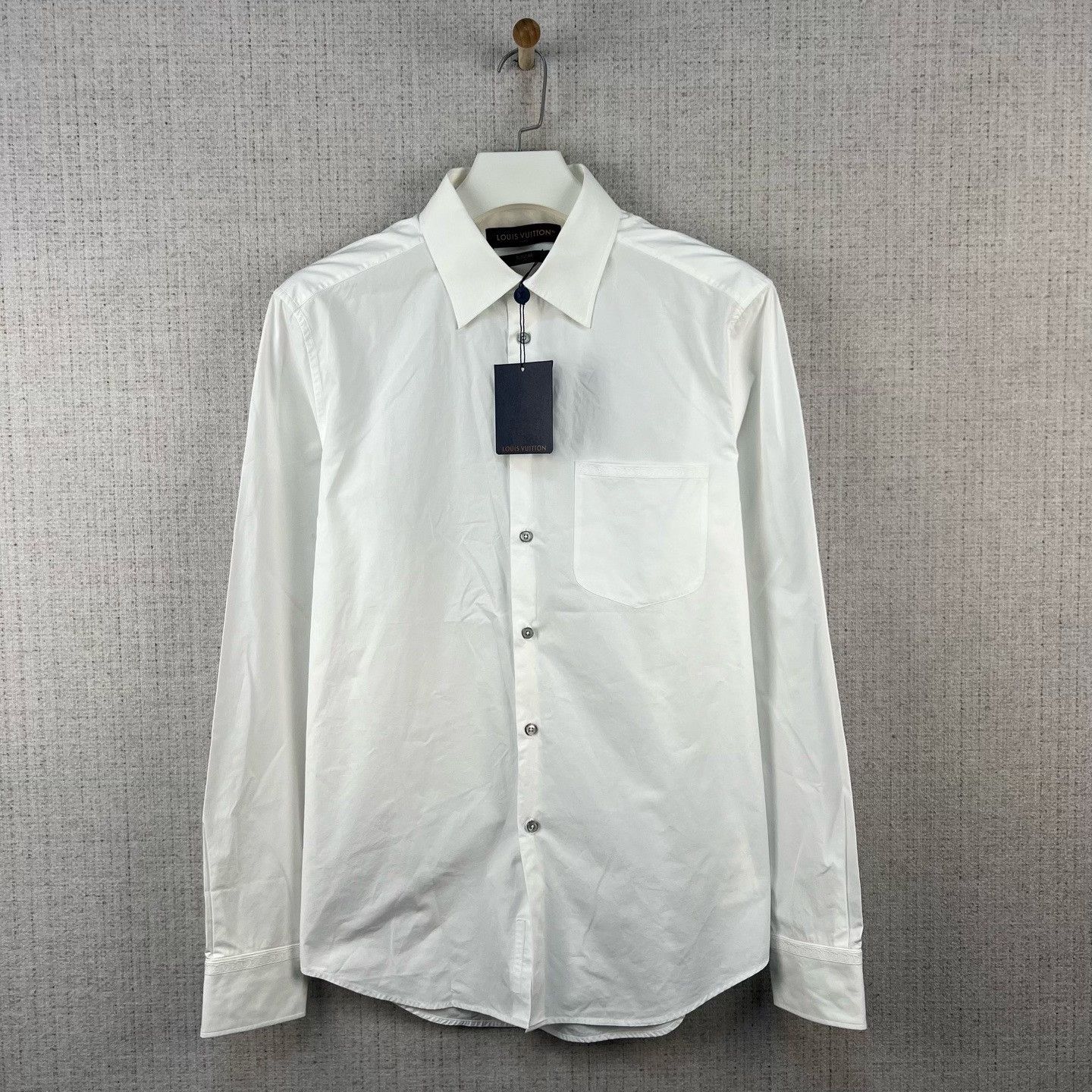 Louis Vuitton Louis Vuitton SS25 Logo Embroidered Shirt Size US XXS / EU 40 - 1 Thumbnail