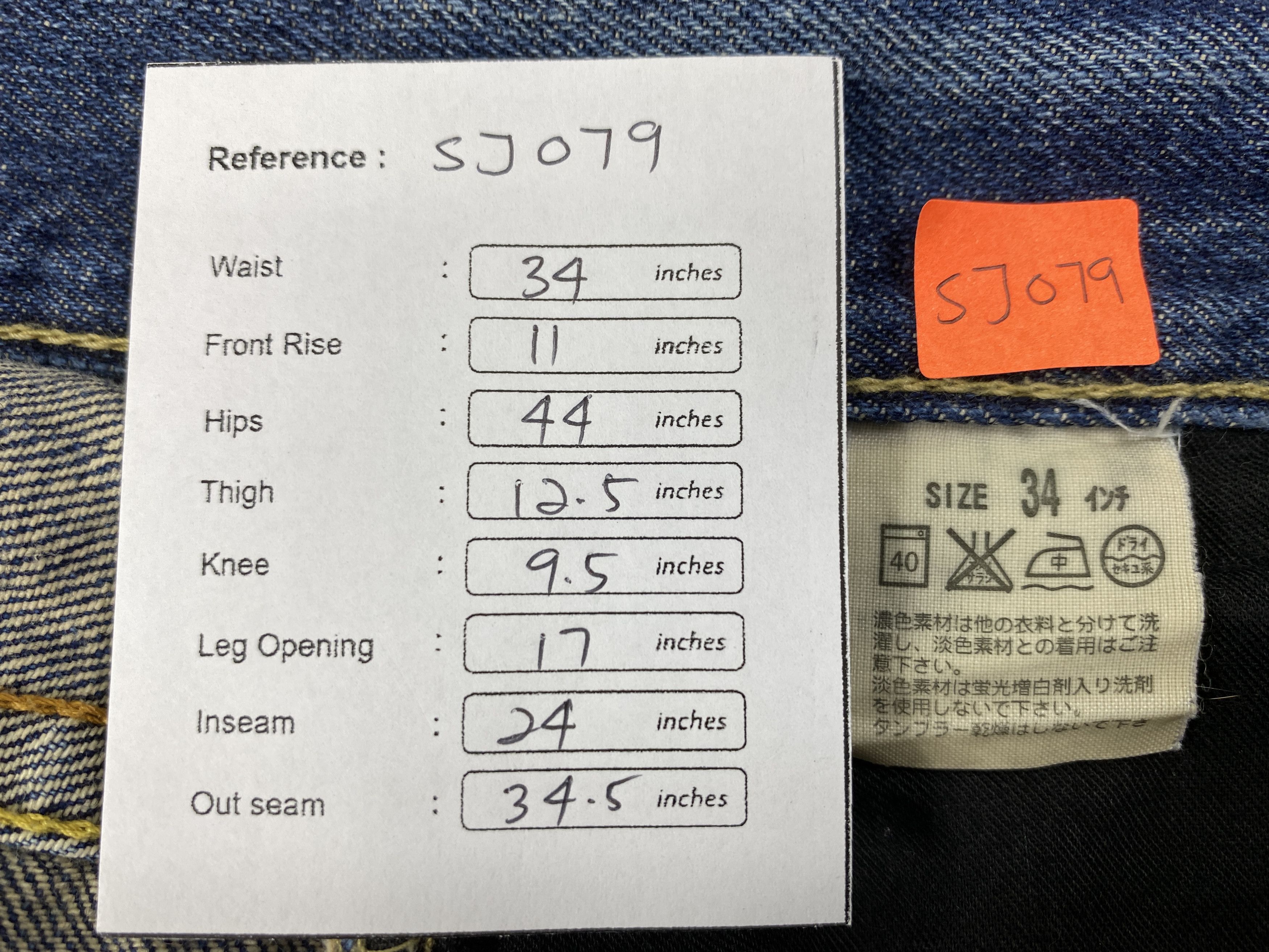 Distressed Blue Vintage Levi's 702 34x24 Denim -SJ079