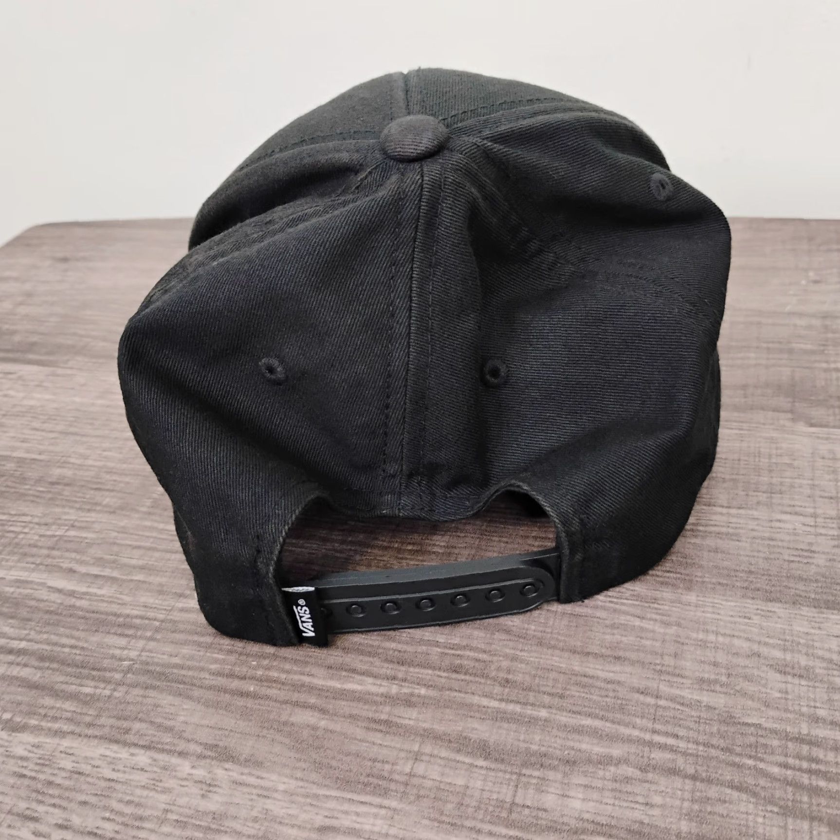 Vans VANS Snapback Hat Black 100% Cotton Adjustable Breathable Lightweight Men One Size Cap Cap? Size ONE SIZE - 4 Thumbnail