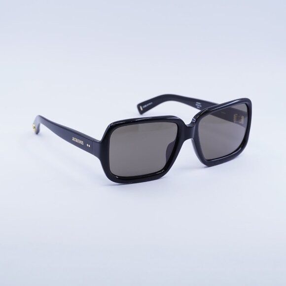 Jacquemus Jacquemus JAC/86 C1 Sunglasses Shiny Black Square Frame Size ONE SIZE - 5 Thumbnail