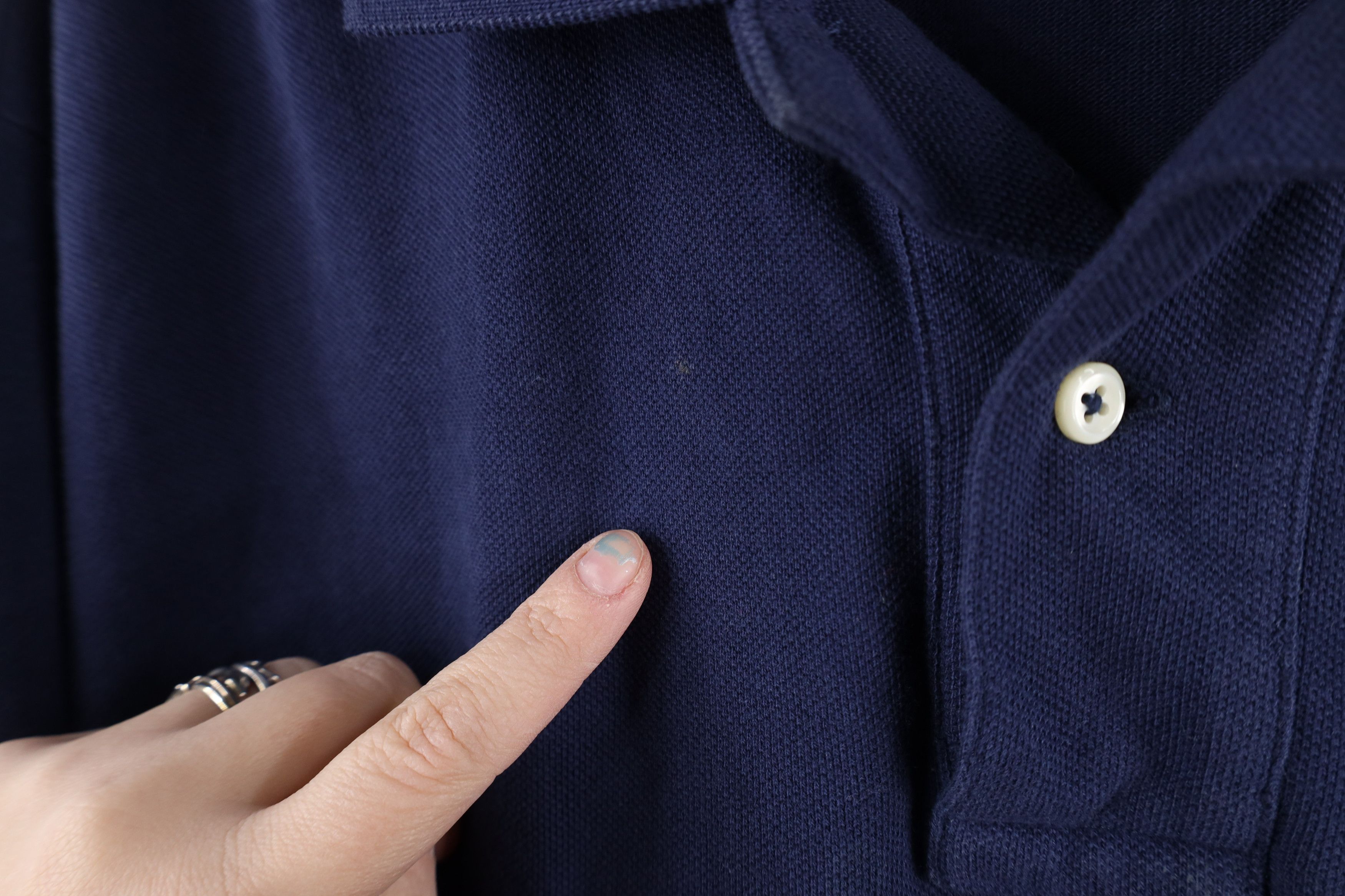 Ralph Lauren × Vintage Vintage 90s Ralph Lauren Long Sleeve Rugby Polo Shirt Blue Size US XL / EU 56 / 4 - 8 Thumbnail