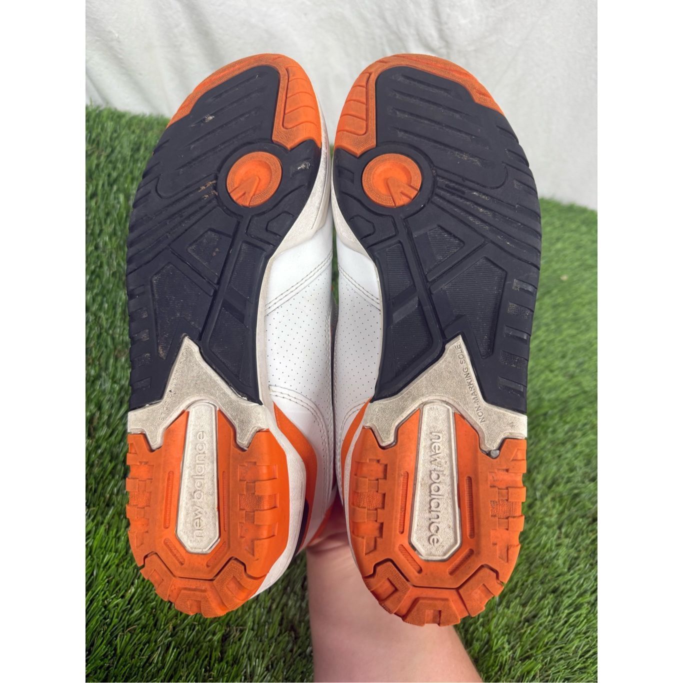 New Balance Size 10 - New Balance 550 Syracuse (Varsity) Orange White BB Size US 10 / EU 43 - 4 Thumbnail
