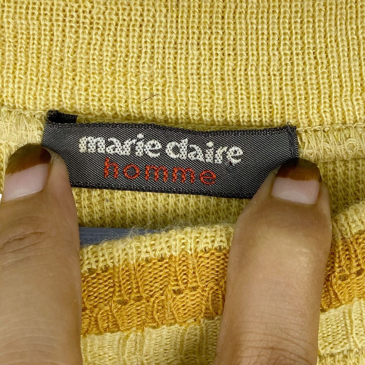 Designer × Vintage Marie Claire Homme Embroidered Sweatshirt Crewneck Pullover Size US L / EU 52-54 / 3 - 5 Thumbnail