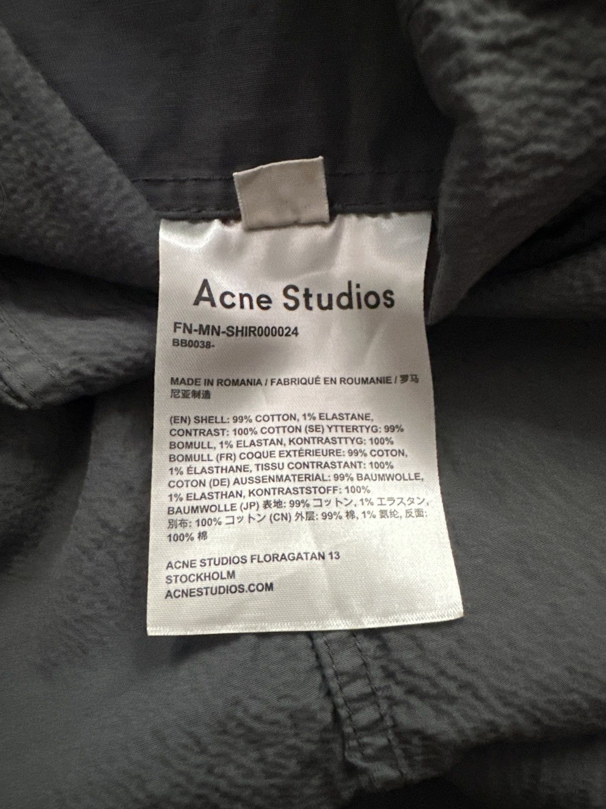Acne Studios 2019 Acne Studios Overshirt Jacket Size US M / EU 48-50 / 2 - 5 Thumbnail