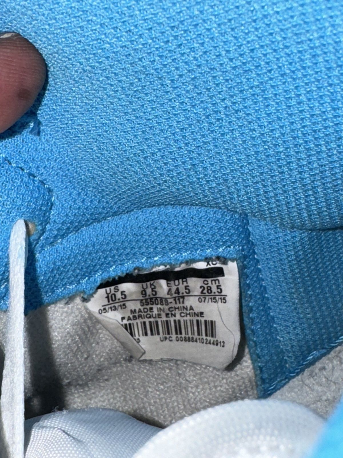Jordan Brand Jordan 1 Unc Size US 10.5 / EU 43-44 - 6 Thumbnail