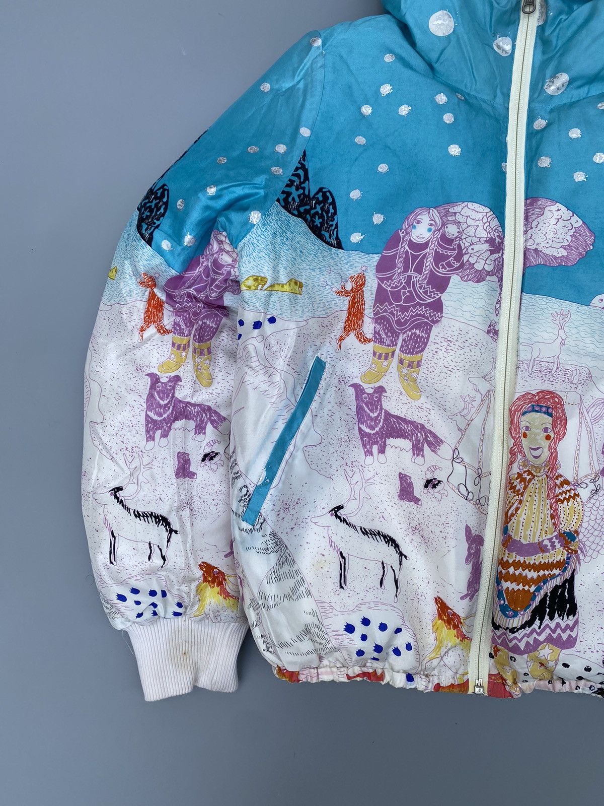 Tsumori Chisato Reversible Winter Living Print Puffer Down Jacket Size M / US 6-8 / IT 42-44 - 5 Thumbnail
