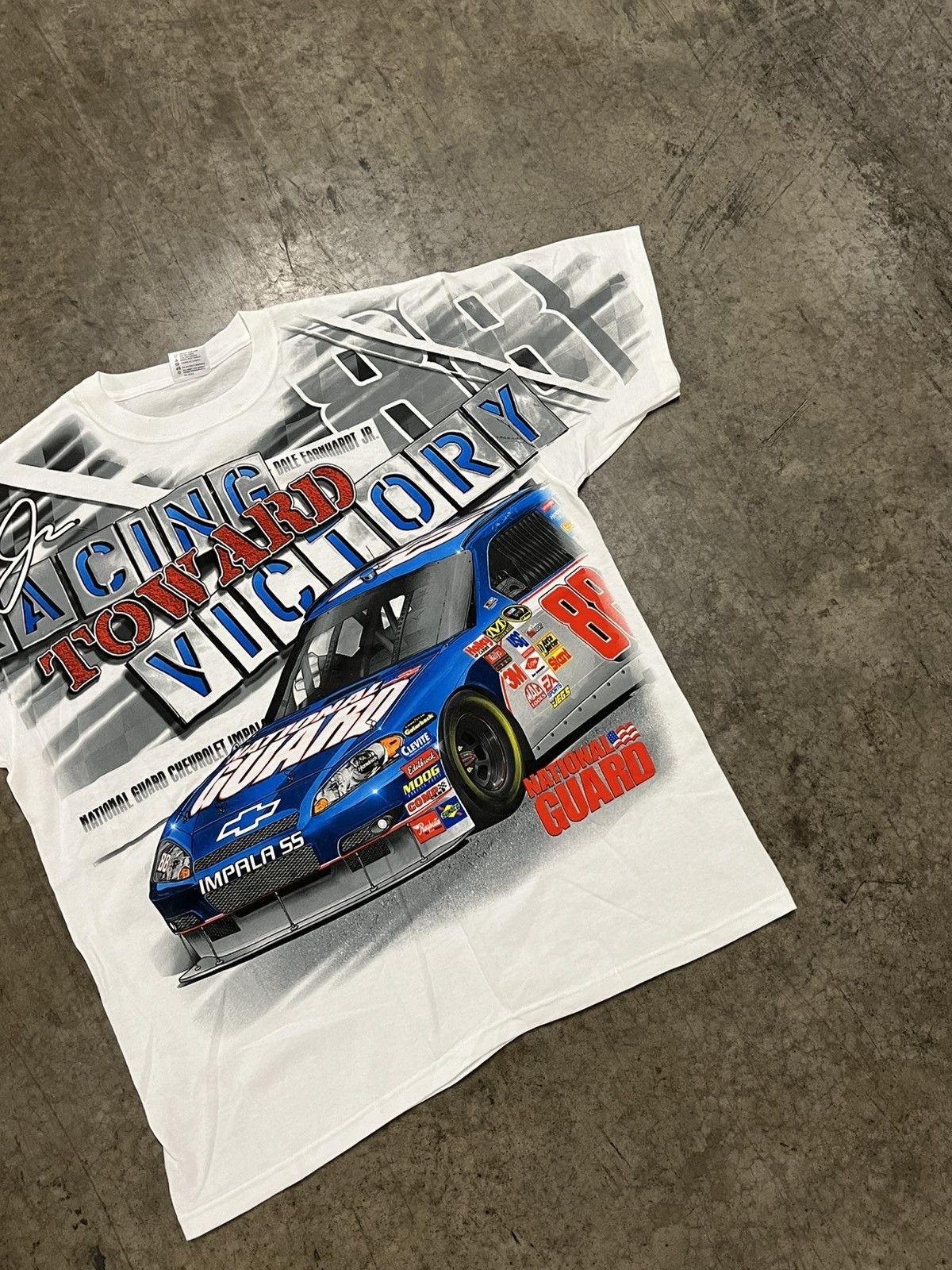 NASCAR × Vintage Vintage AOP nascar dale Earnhardt tee shirt 90s hype rare Size US XL / EU 56 / 4 - 3 Thumbnail