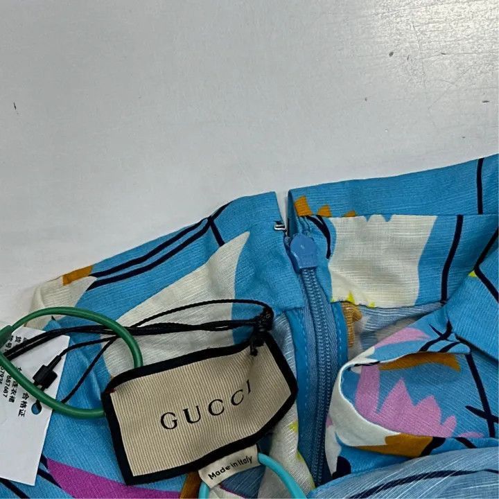 Other Gucci Tulip Print Short Sleeve Dress-2507 Size M / US 6-8 / IT 42-44 - 8 Thumbnail