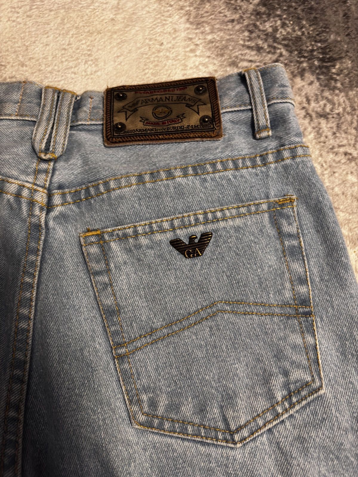 Giorgio Armani 90s Armani Jeans Ittierre Prototype Sample Ultra Rare Size US 31 - 2 Thumbnail