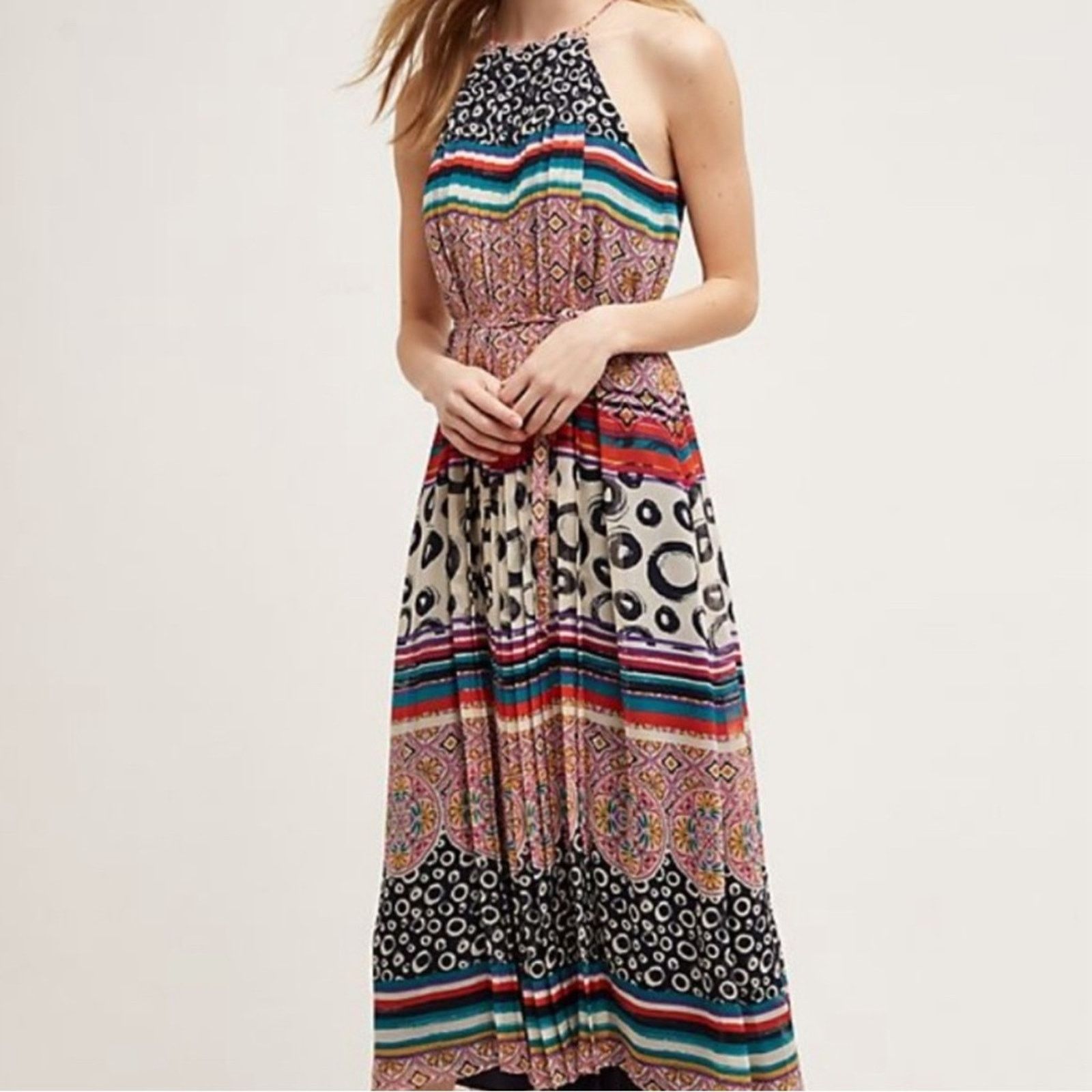 Donna Morgan Anthropologie Donna Morgan Mayrona Midi Dress size 16 NWT Size XXL / US 16-18 / IT 52-54 - 1 Thumbnail