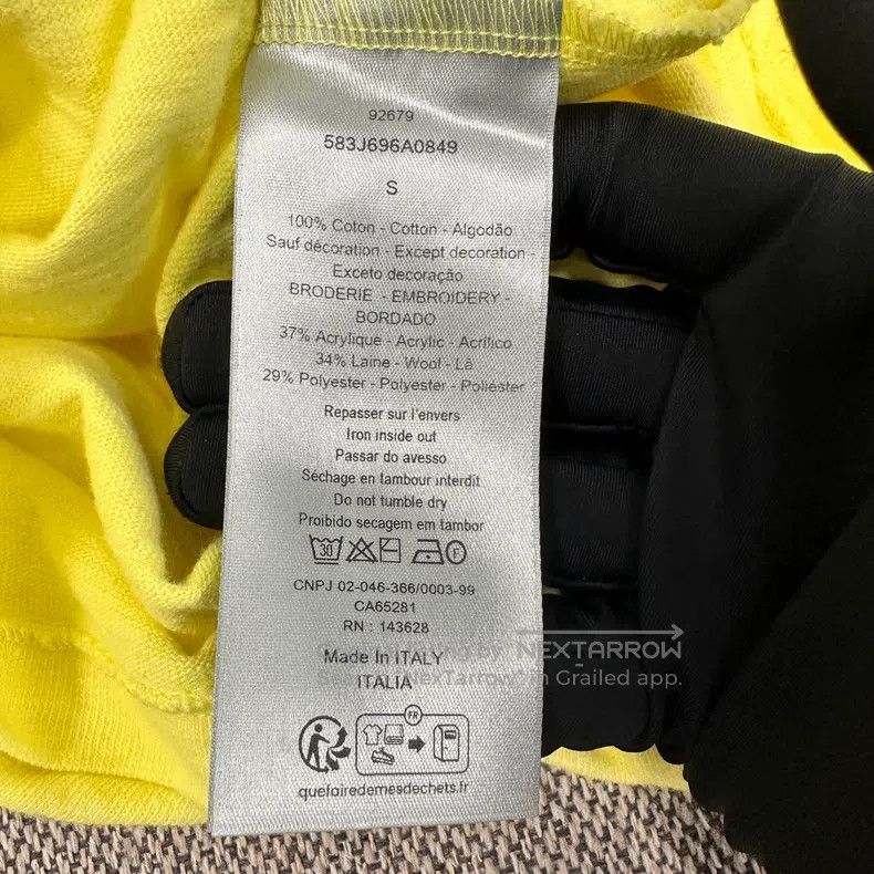 Dior Dior SS25 logo letter embroidery round-neck short-sleeved Size US S / EU 44-46 / 1 - 4 Thumbnail