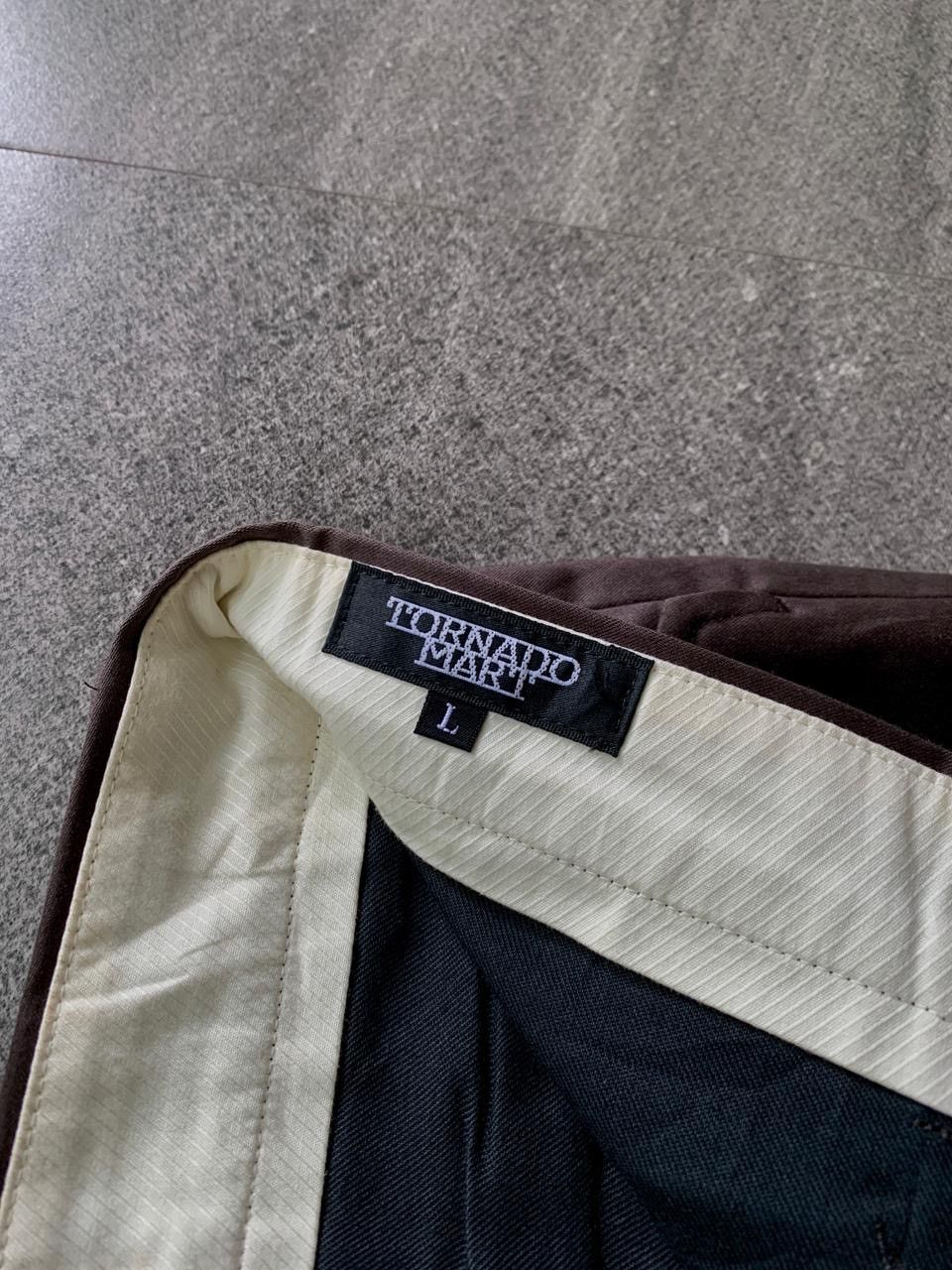 Japanese Brand Shiny Flared Trousers Size US 31 - 7 Thumbnail