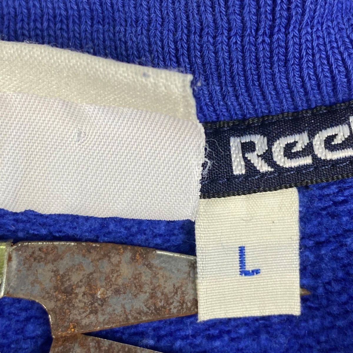 Reebok × Vintage Vintage Reebok Embroidered Crewneck Sweatshirt Blue Size US L / EU 52-54 / 3 - 9 Thumbnail