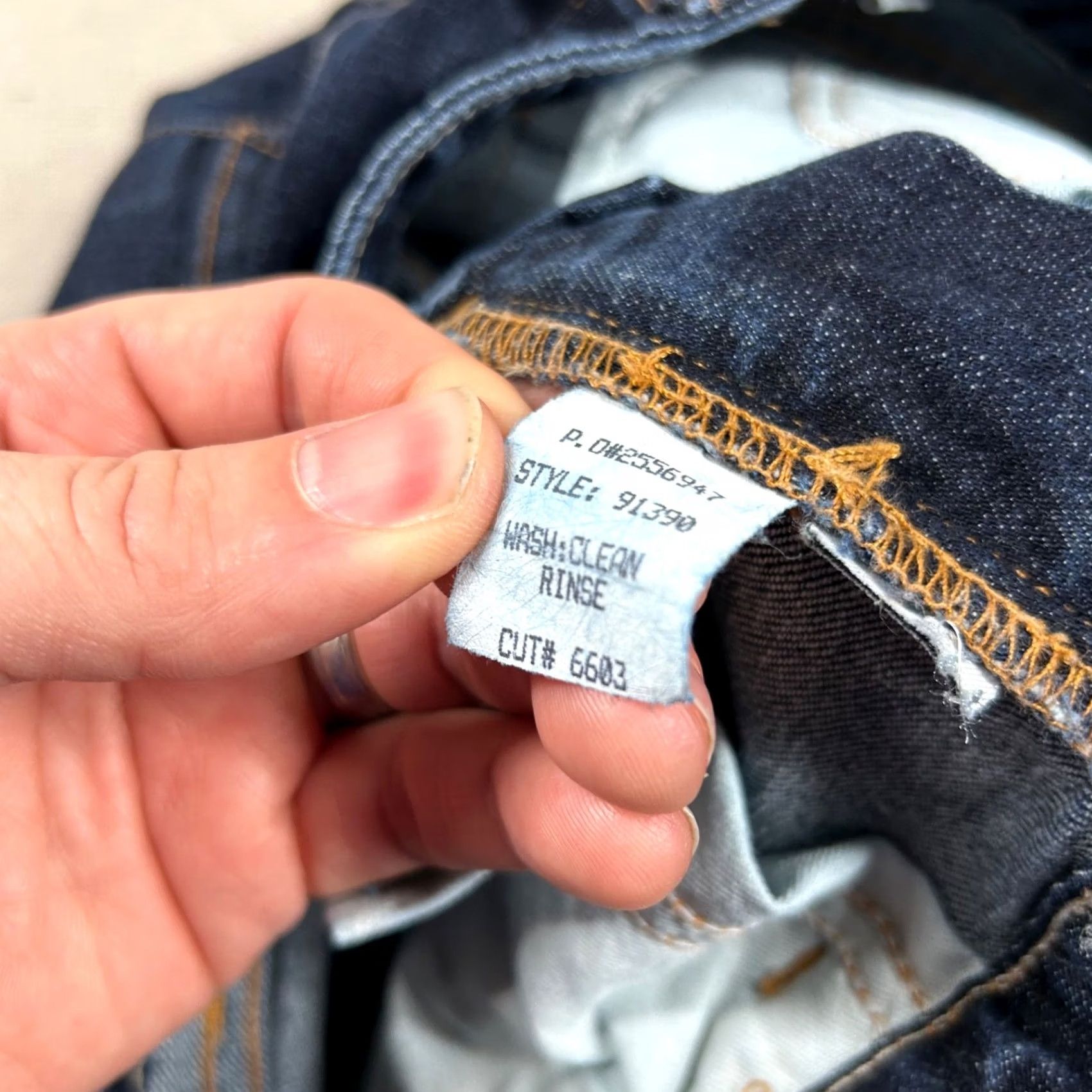 J.Crew VINTAGE J.CREW Jeans Womens 2 Wide Leg Flare Boot Dark Wash USA Made Denim Blue 5-Pocket 32 Inseam Womens Jeans Size 26" / US 2 / IT 38 - 6 Thumbnail