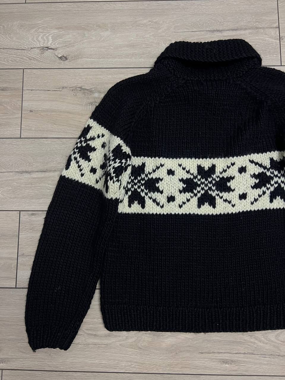 Polo Ralph Lauren 2005 Hand-Knit Ralph Lauren Polo Fair Isle Shawl Sweater XL Size US XL / EU 56 / 4 - 8 Thumbnail