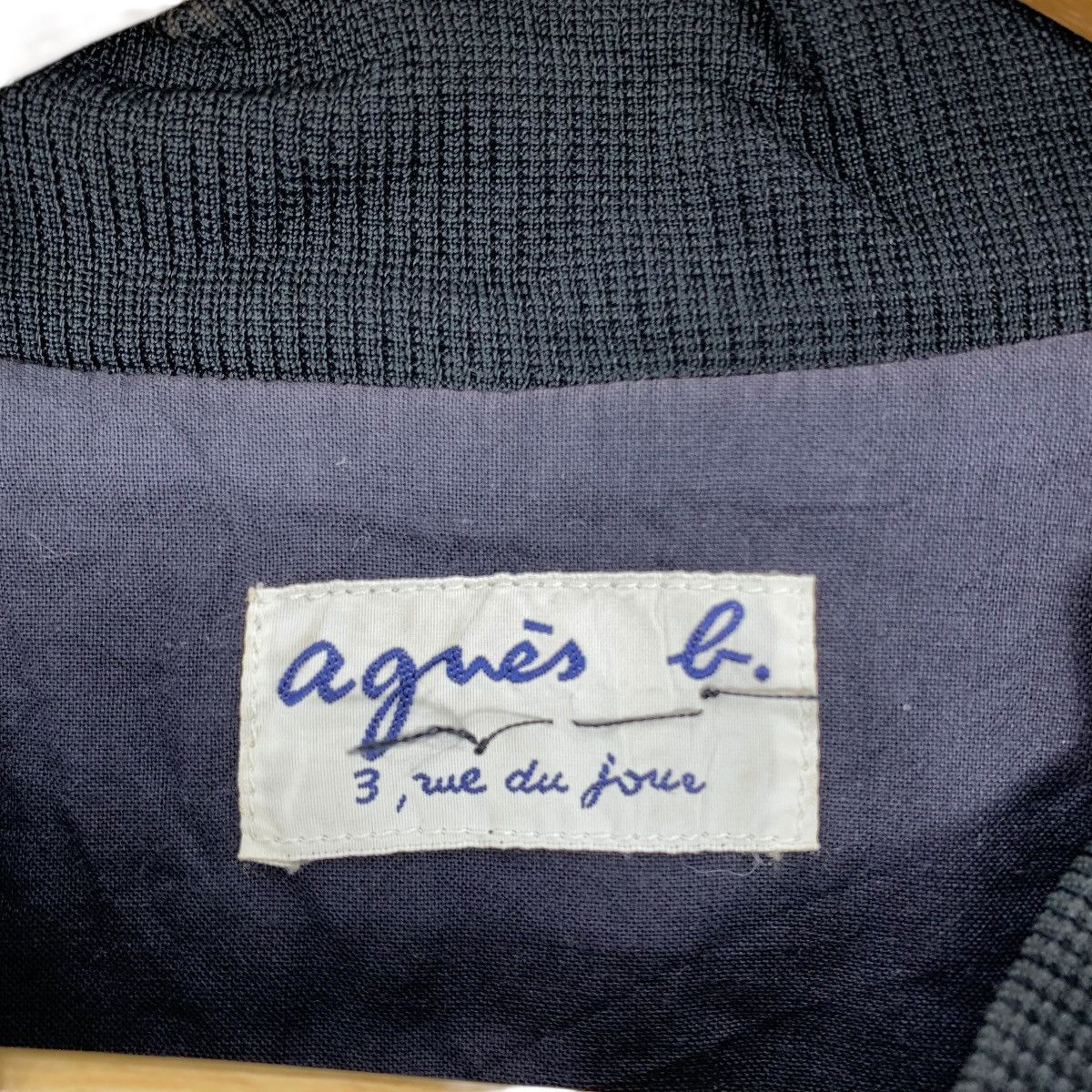 agnes b. Vintage AGNES B. French Designer Check Zipper Bomber Jacket Size L / US 10 / IT 46 - 5 Thumbnail