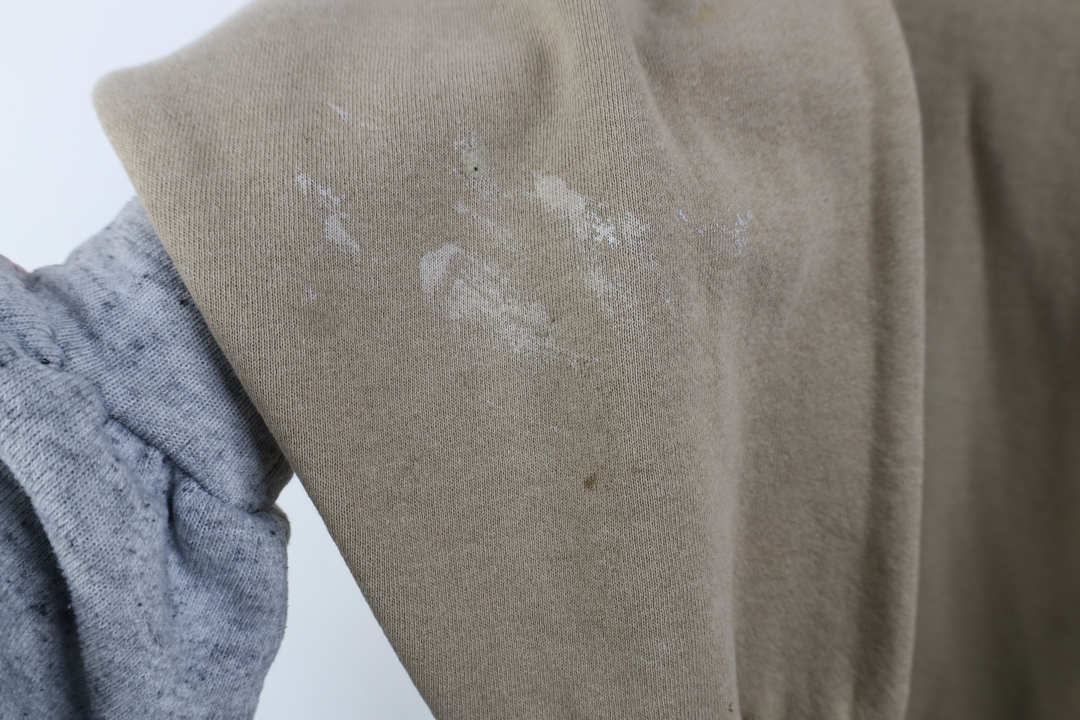 Vintage Vintage 90s Streetwear Blank Crewneck Sweatshirt Khaki Beige Size US XXL / EU 58 / 5 - 9 Thumbnail