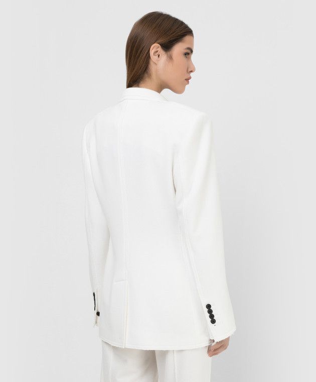 Tom Ford o1y0126 Blazer in White Size M / US 6-8 / IT 42-44 - 3 Thumbnail
