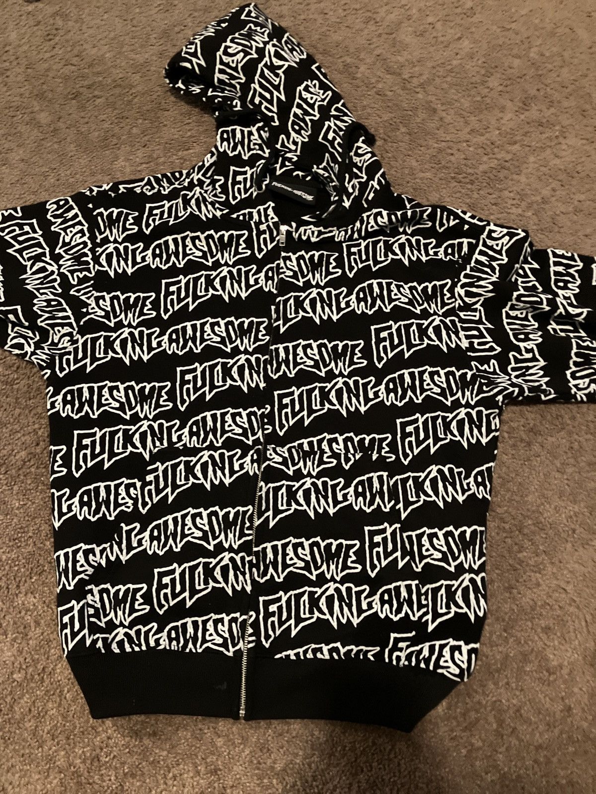 トップス Fucking Awesome Godbless Fucking Awesome God Bless FA Pullover Hoodie - Black