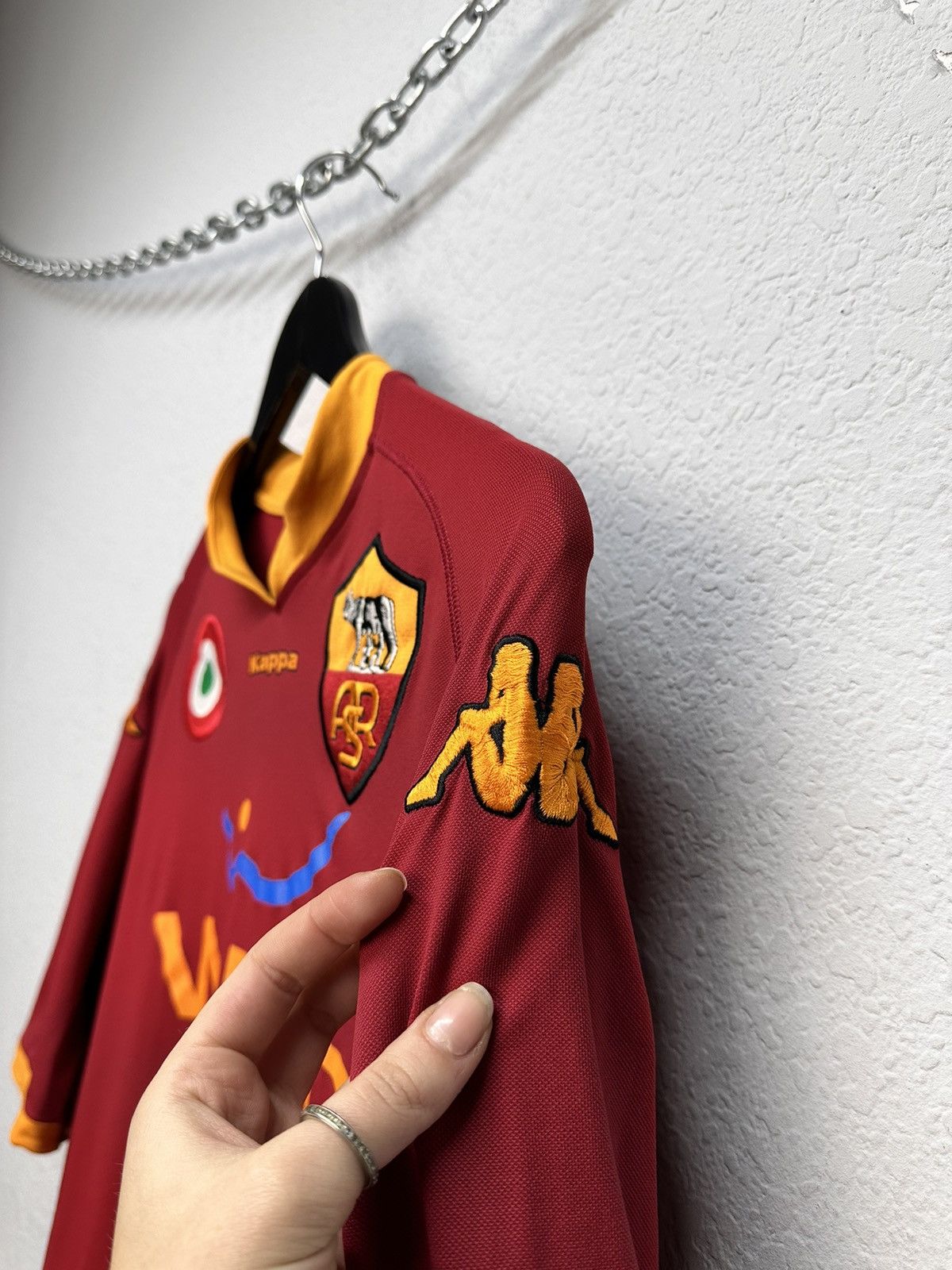 Kappa Vintage AS ROMA 2007 2008 HOME FOOTBALL SHIRT KAPPA JERSEY Size US M / EU 48-50 / 2 - 4 Thumbnail