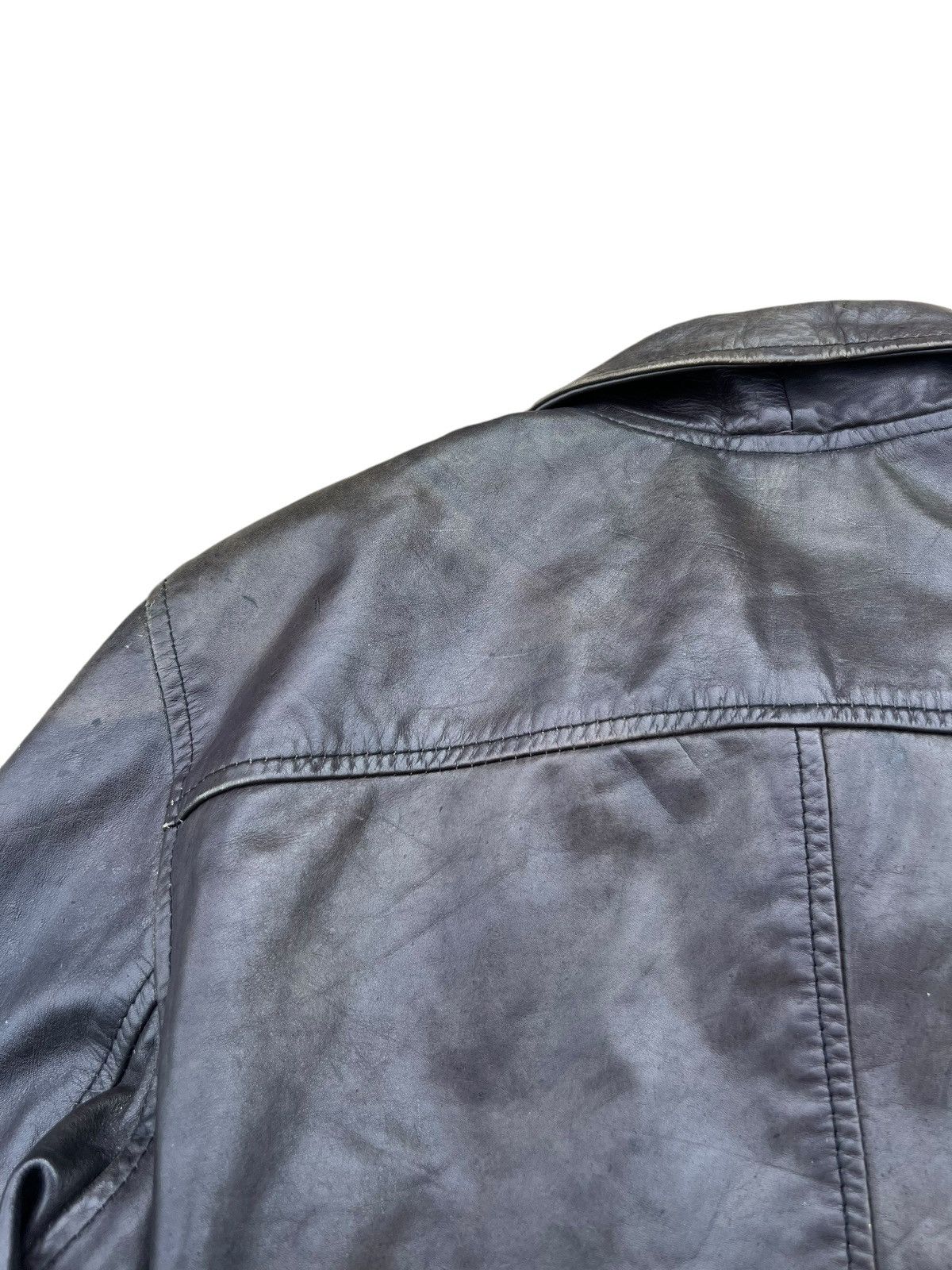 Leather Vintage HIDESIGN Fade Patina Leather Jacket Cropped Size US S / EU 44-46 / 1 - 16 Thumbnail