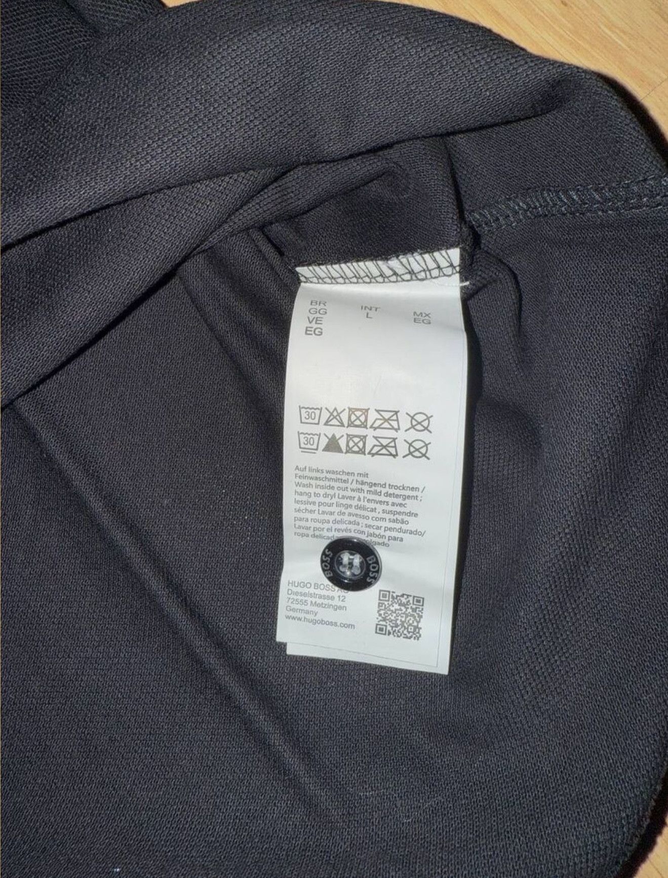 Hugo Boss Boss Polo Shirt Black and Beige Colors L Size Size US L / EU 52-54 / 3 - 4 Thumbnail
