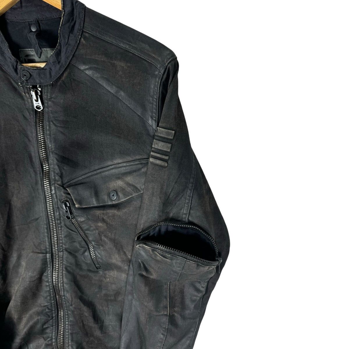 G-Star ☀️G STAR RAW BIKERS ZIPPER JACKET Size US M / EU 48-50 / 2 - 13 Thumbnail
