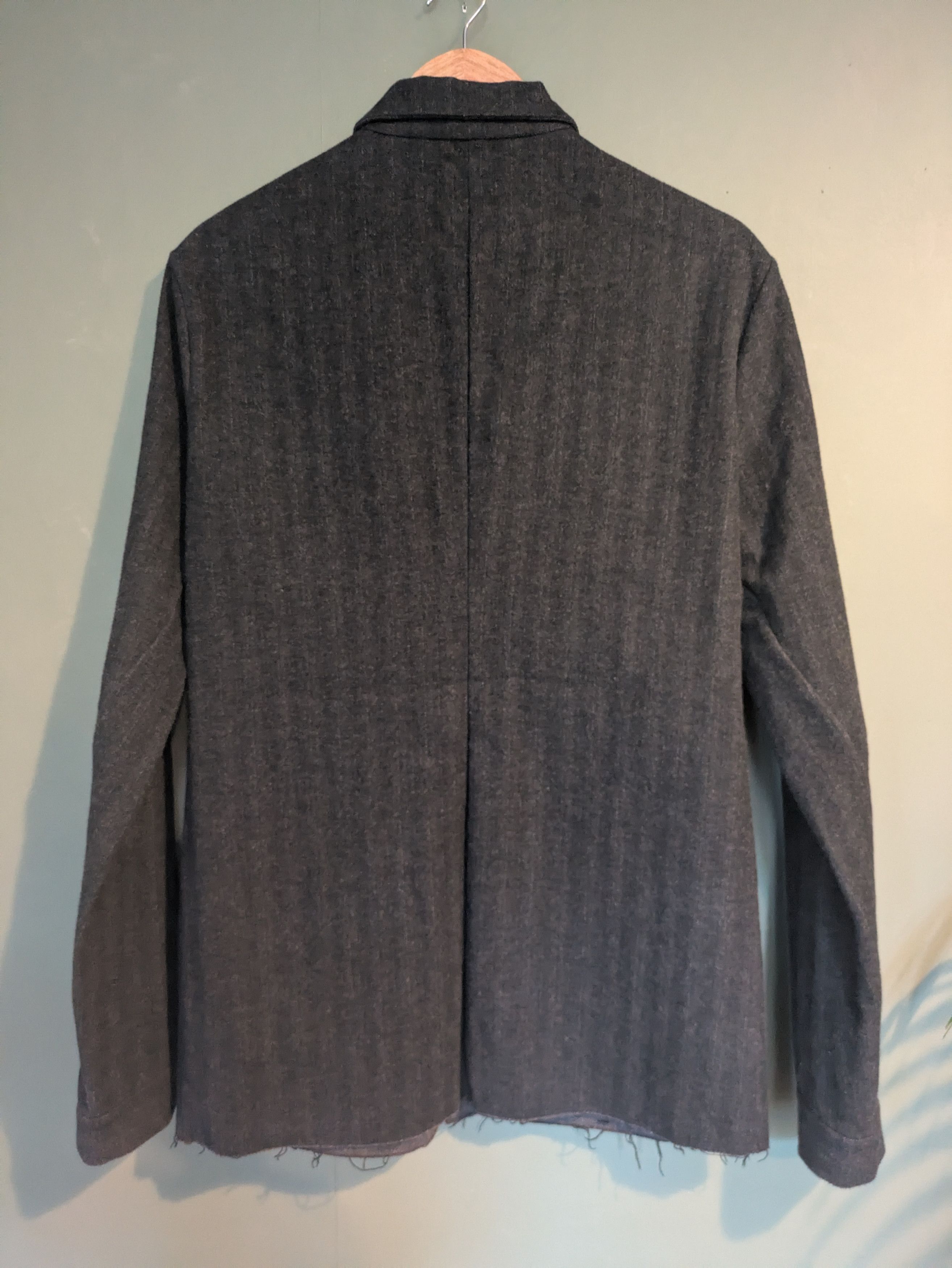 Ma+ Fitted Shirt Herringbone Wool Size US M / EU 48-50 / 2 - 3 Thumbnail