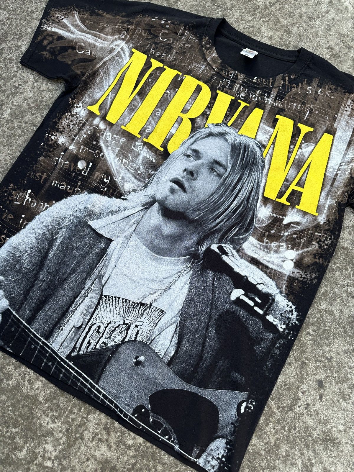 Band Tees × Nirvana × Vintage Vintage Nirvana T-shirt Bands tees Kurt Cobain Streetwear L Size US L / EU 52-54 / 3 - 2 Thumbnail