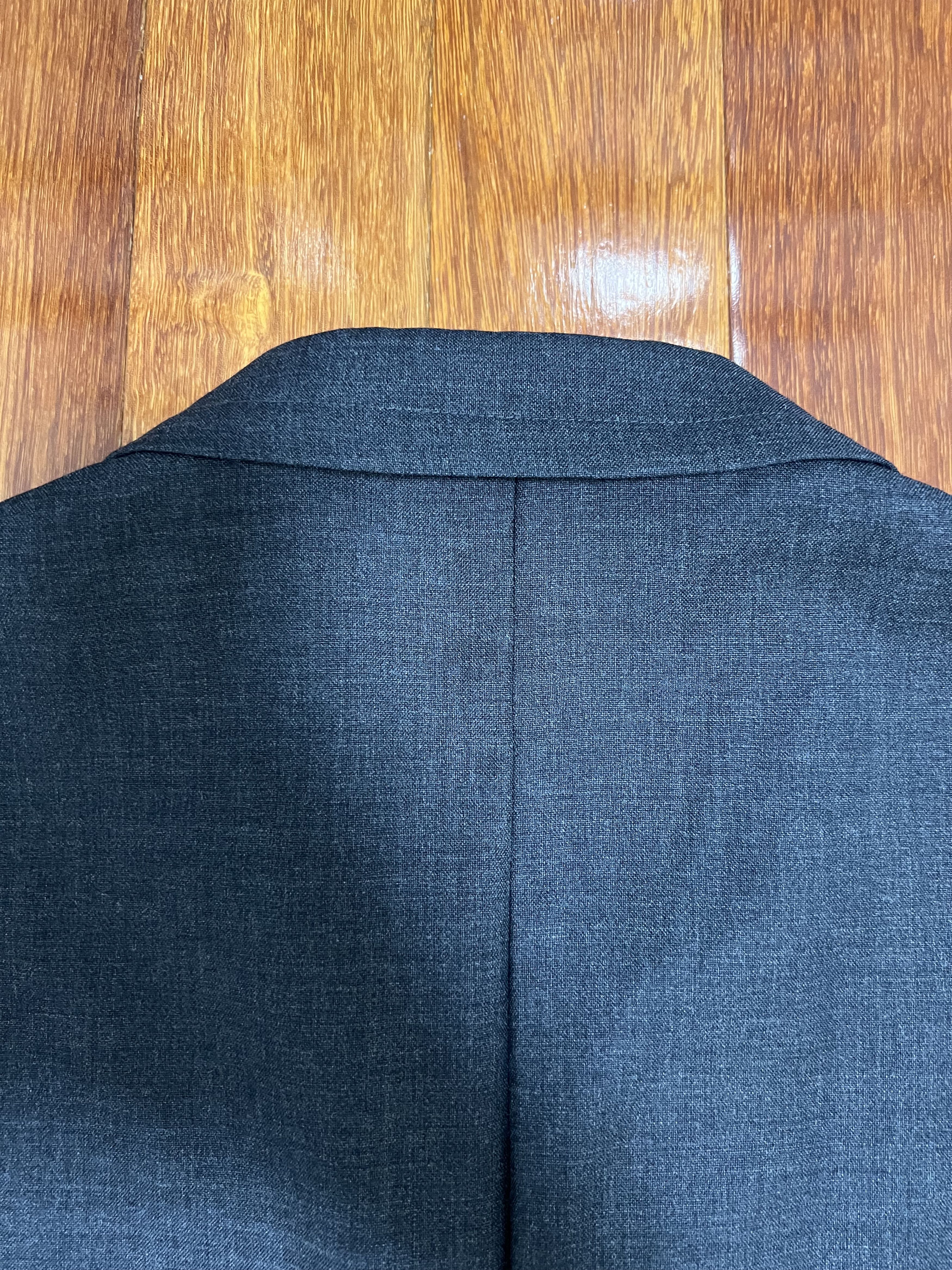 Tres Bien 💚 Très Bien Everywear Peak Lapel Coat Wool Dark Grey NEW Size US S / EU 44-46 / 1 - 15 Thumbnail