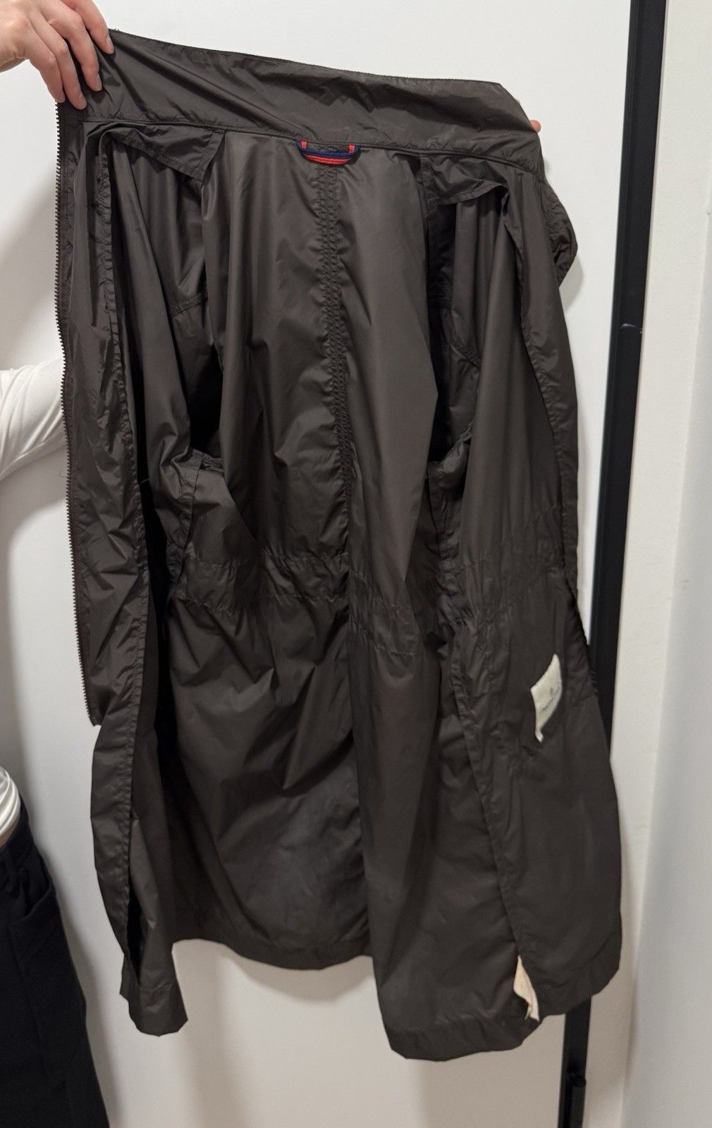 Moncler Vintage Moncler Womens Light Nylon Jacket Rain size 1 Size S / US 4 / IT 40 - 11 Thumbnail