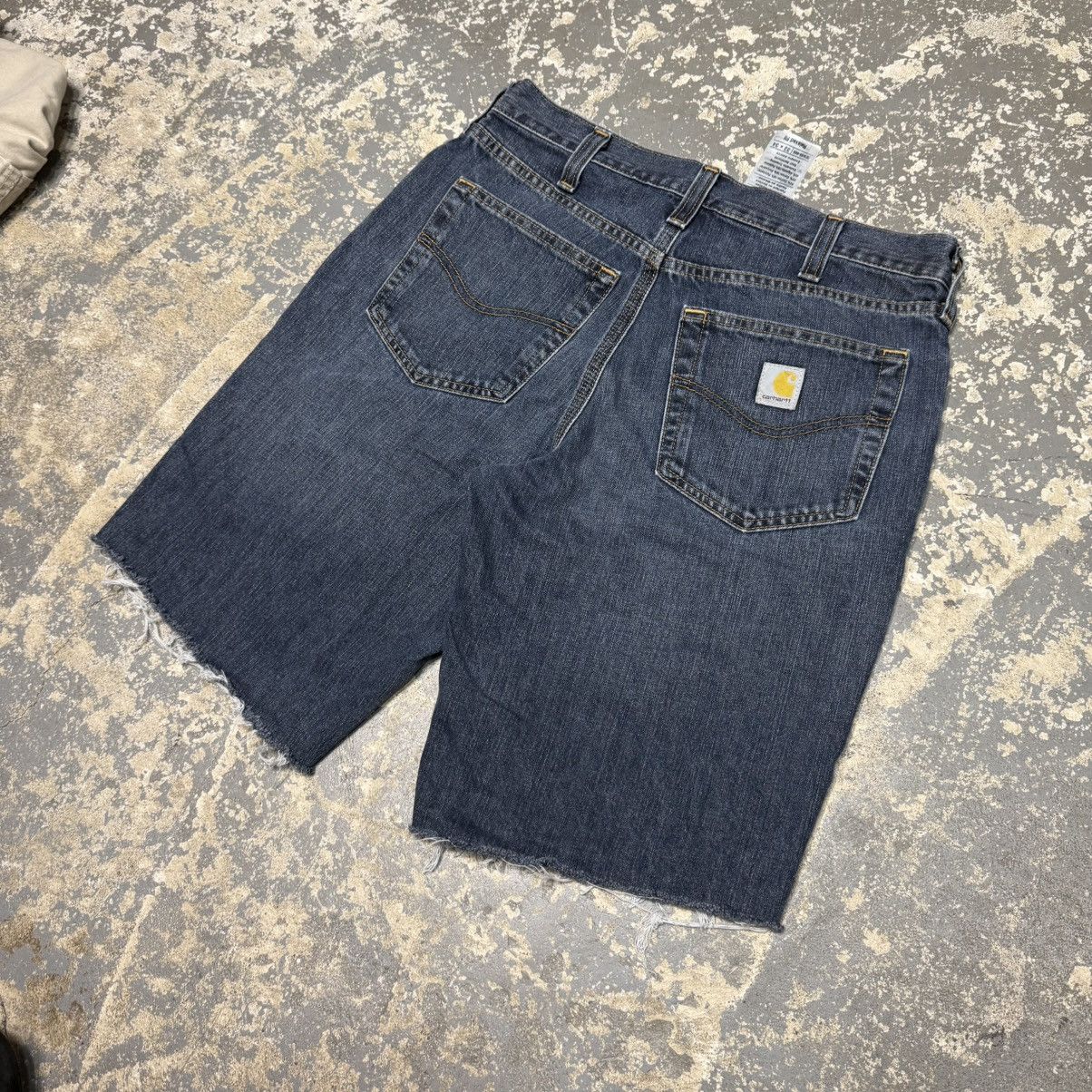 Carhartt Vintage Carhartt Denim Cut Off Workwear Shorts Jorts Size US 32 / EU 48 - 2 Thumbnail