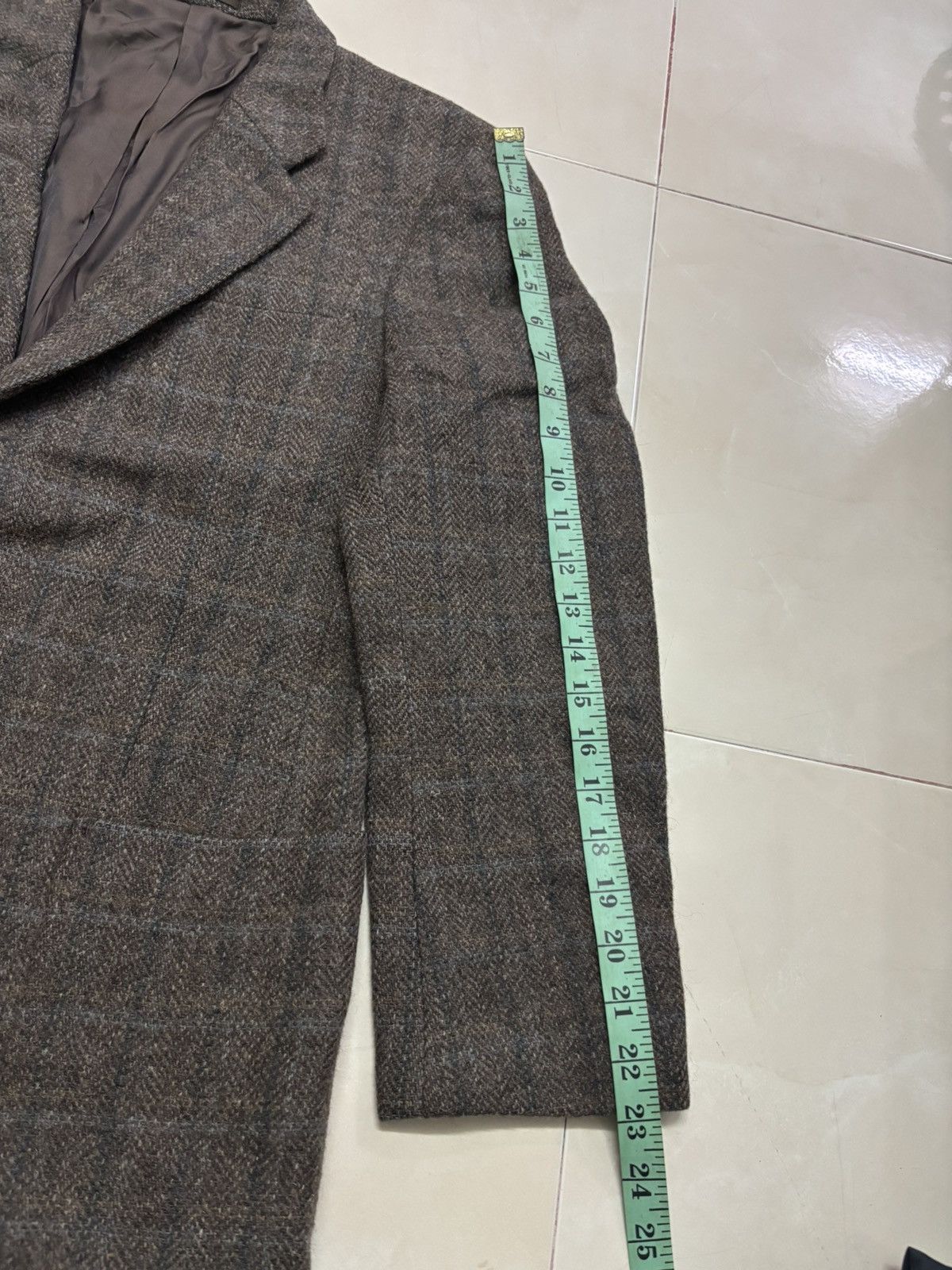 Calvin Klein VINTAGE CALVIN KLEIN WOOL PLAID BLAZER Size 34R - 11 Thumbnail