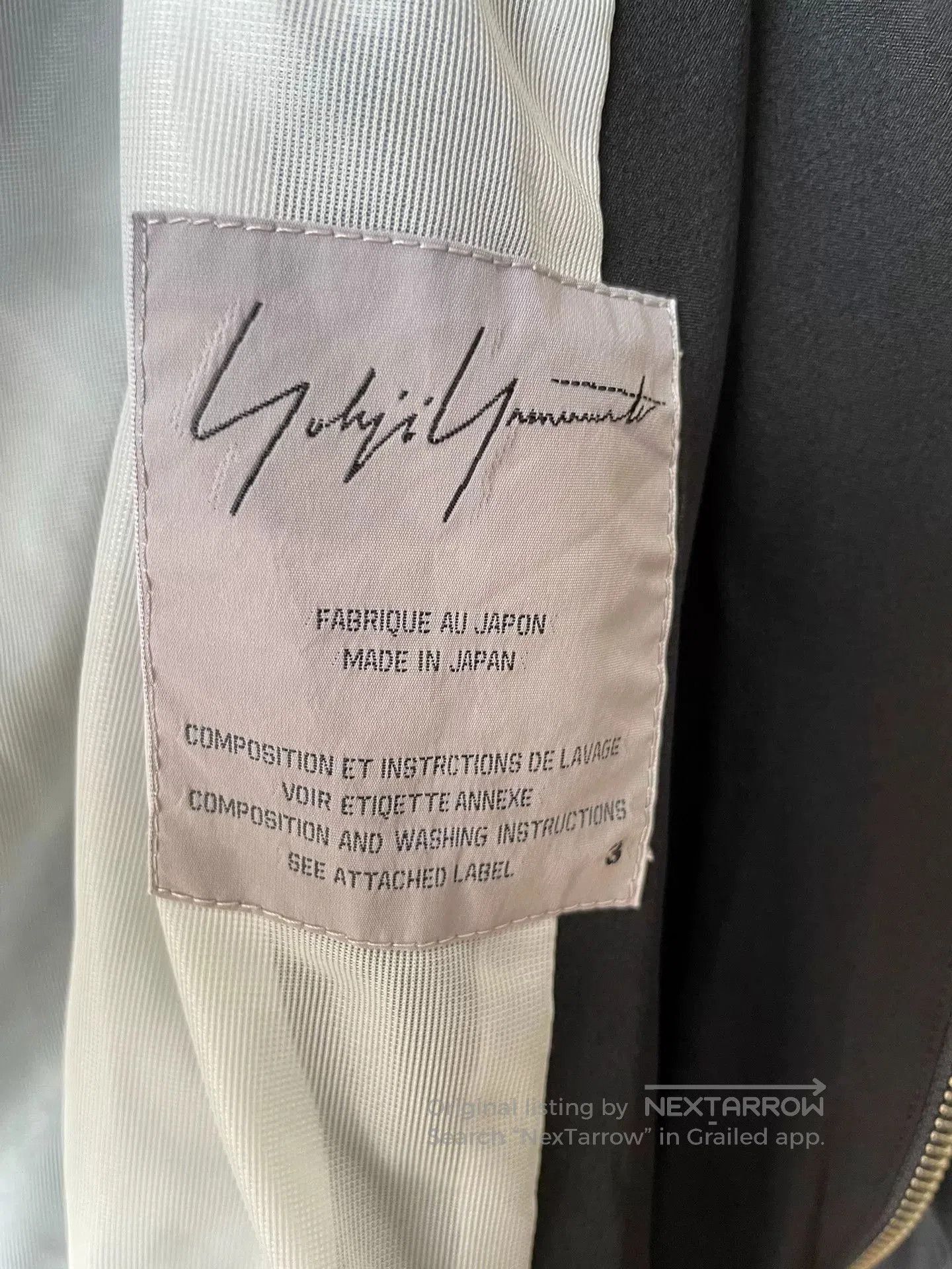 Yohji Yamamoto Yohji Yamamoto 02SS Double Zip Silk Jacket. Size US L / EU 52-54 / 3 - 6 Thumbnail