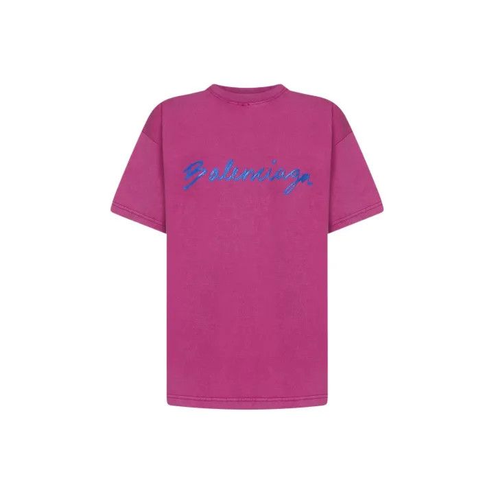 Balenciaga Balenciaga Loose Fit Logo Tee for Women 0079 Size S / US 4 / IT 40 - 1 Thumbnail