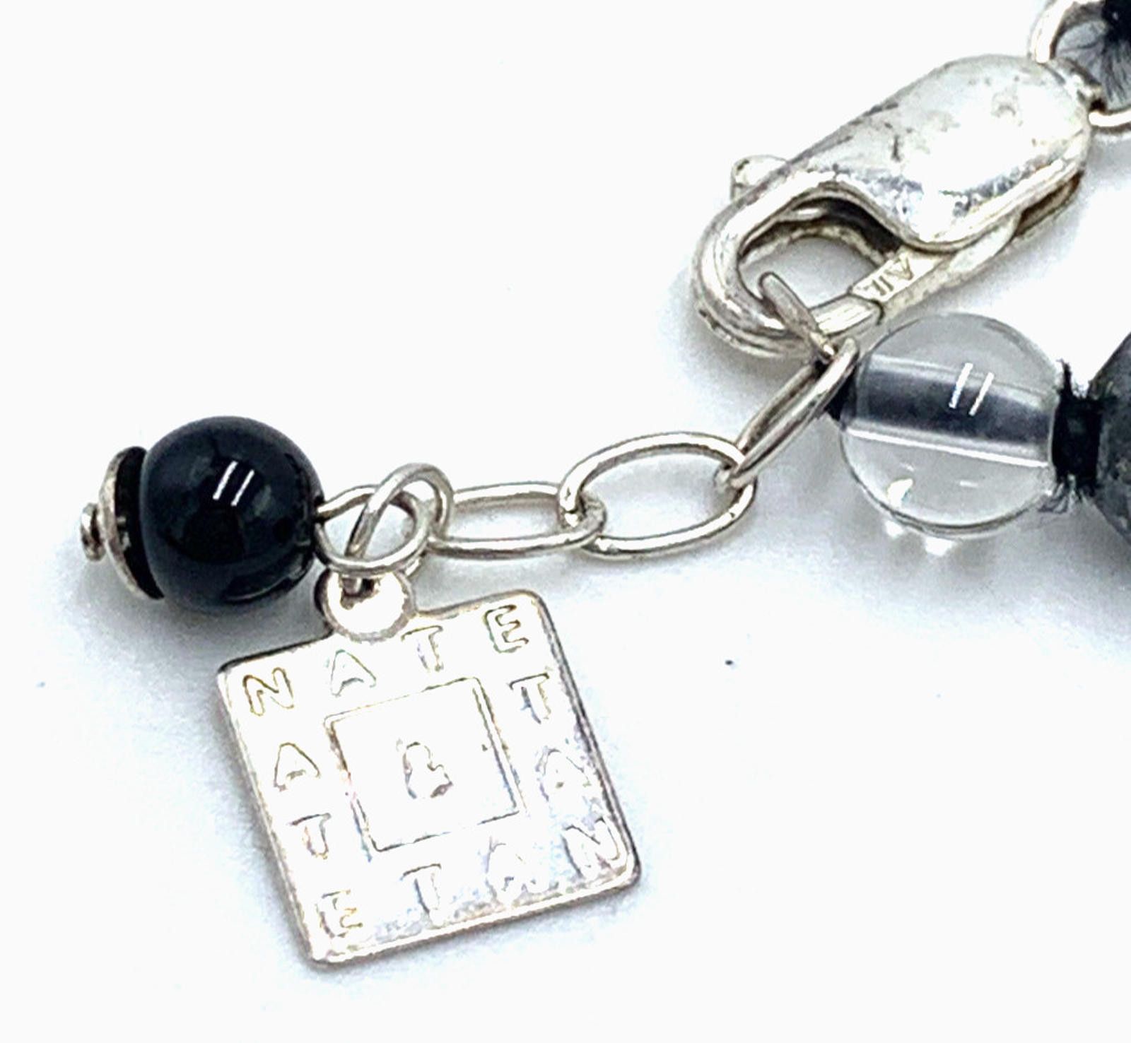 Other Nate & Etan Agate Crystal Hematite Sterling Silver Necklace Size ONE SIZE - 6 Thumbnail